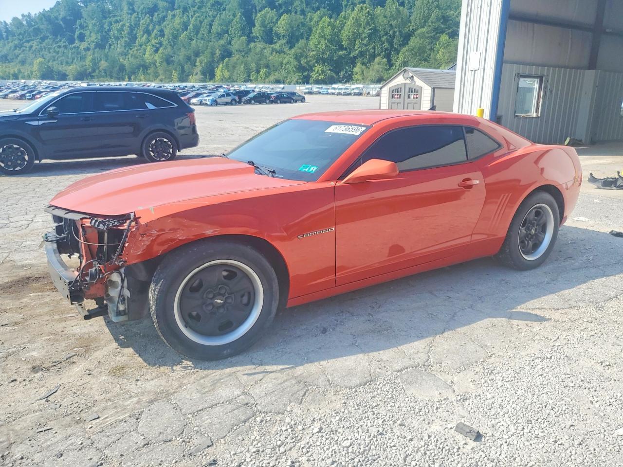 2010 Chevrolet Camaro Ls Orange vin: 2G1FA1EV1A9202928