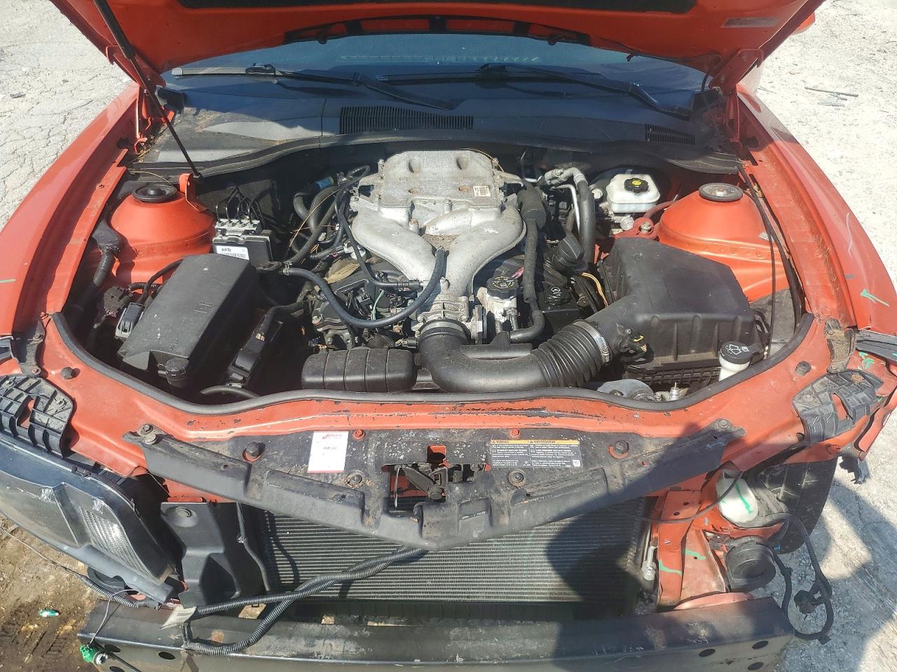 2010 Chevrolet Camaro Ls Orange vin: 2G1FA1EV1A9202928