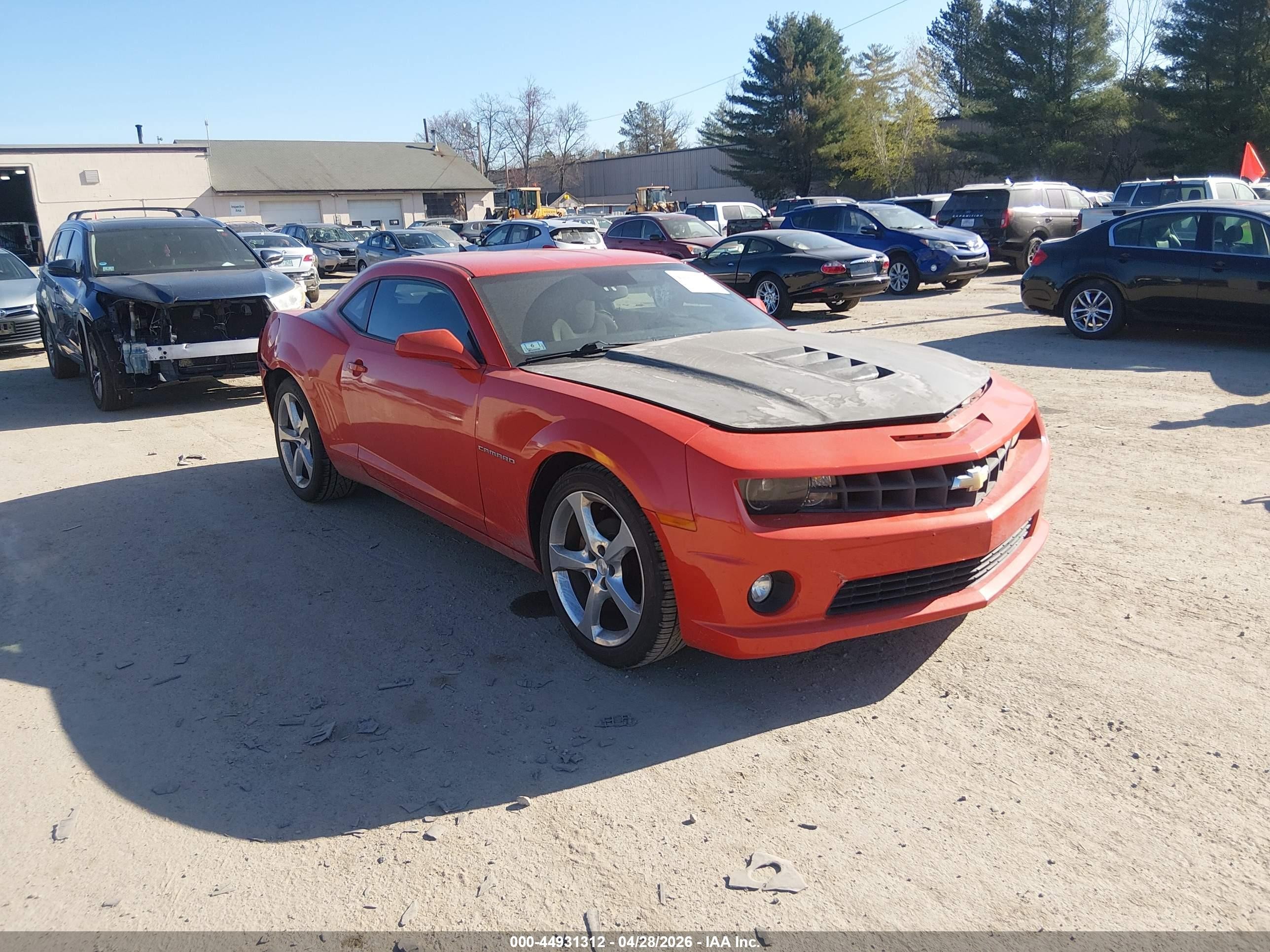 2010 Chevrolet Camaro 1ls Оранжевый vin: 2G1FA1EV3A9167860