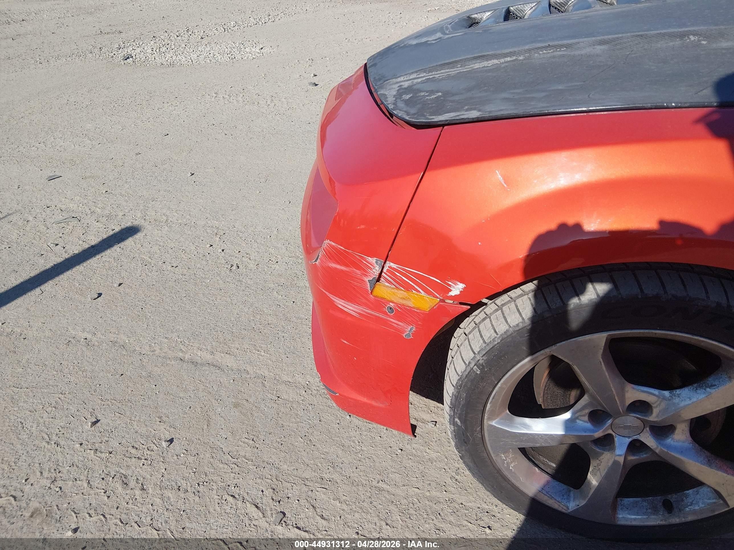 2010 Chevrolet Camaro 1ls Orange vin: 2G1FA1EV3A9167860