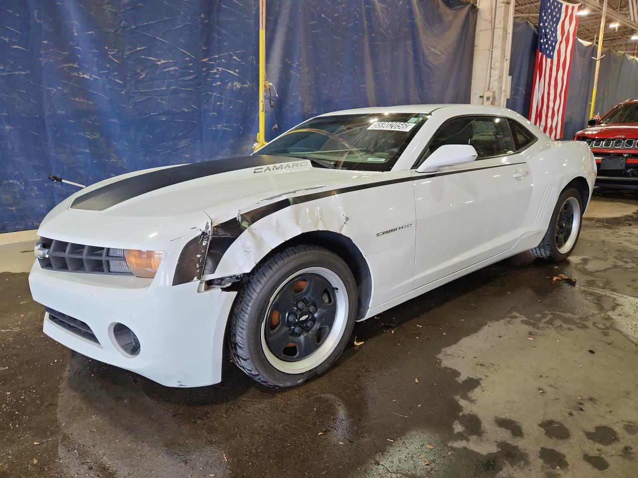2010 Chevrolet Camaro Ls White vin: 2G1FA1EV7A9154142 Damage: Front Bumper/Cover, Broken, Replacement Required