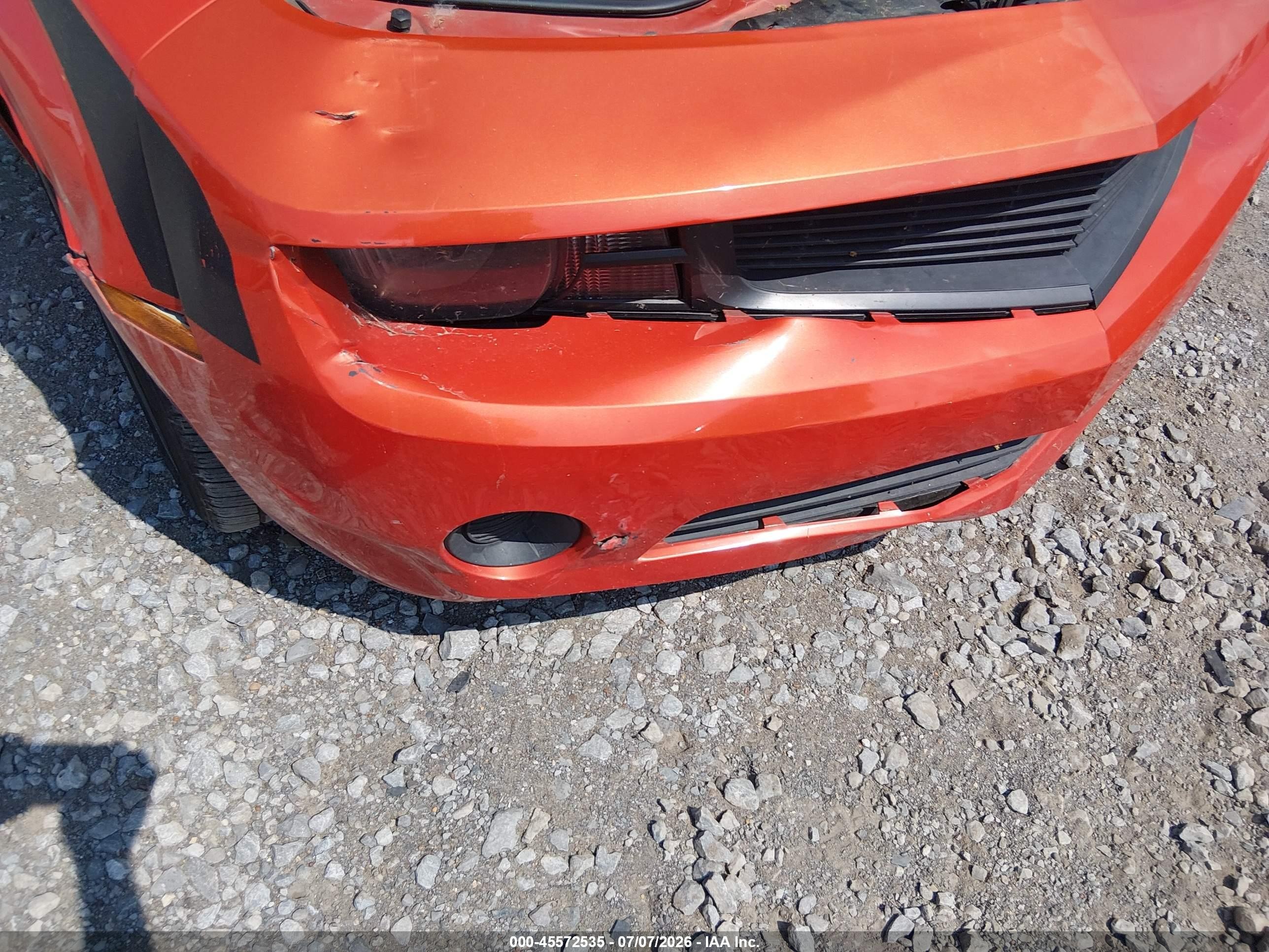 2010 Chevrolet Camaro 1ls Orange vin: 2G1FA1EV9A9196635