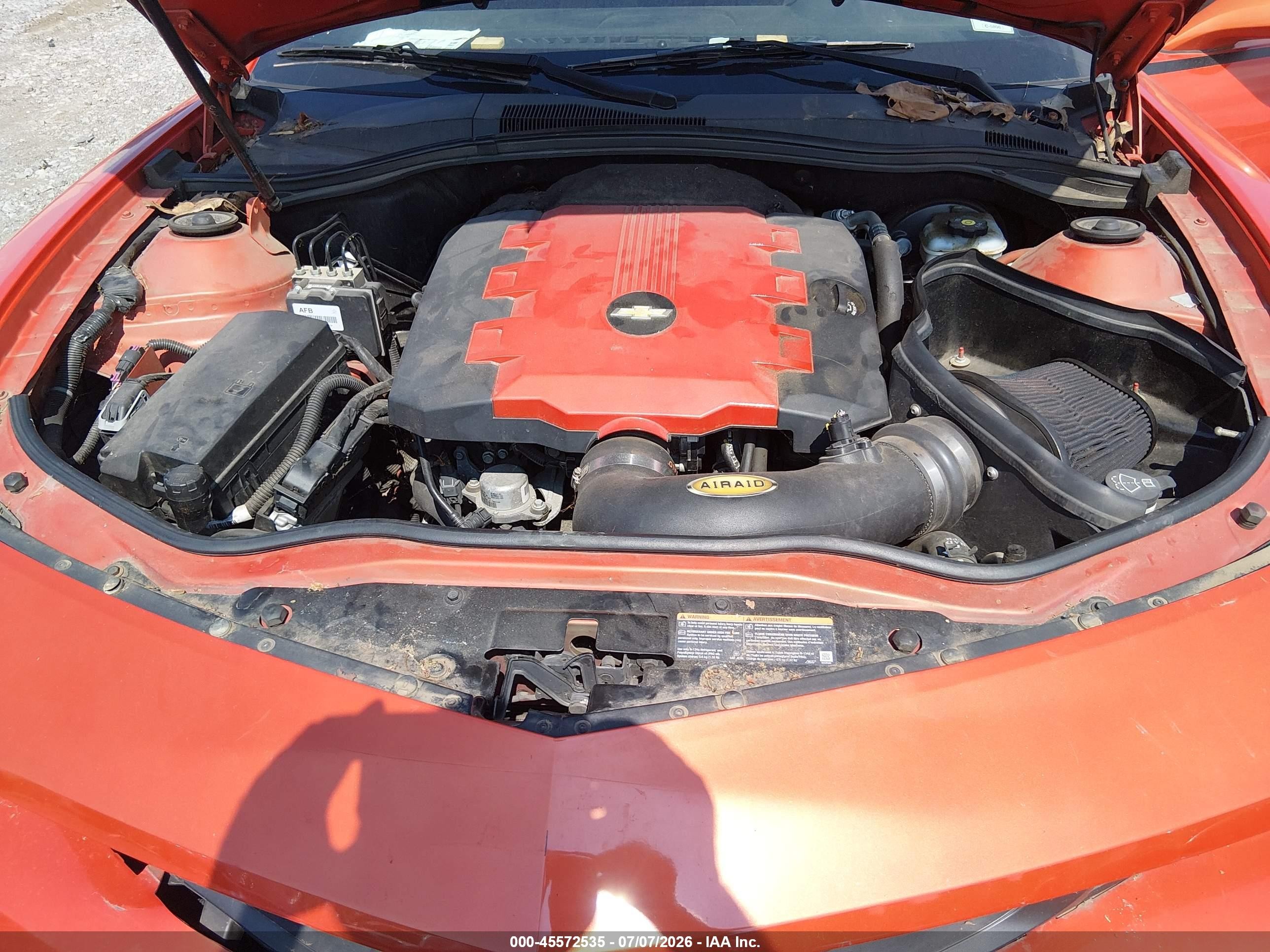 2010 Chevrolet Camaro 1ls Orange vin: 2G1FA1EV9A9196635