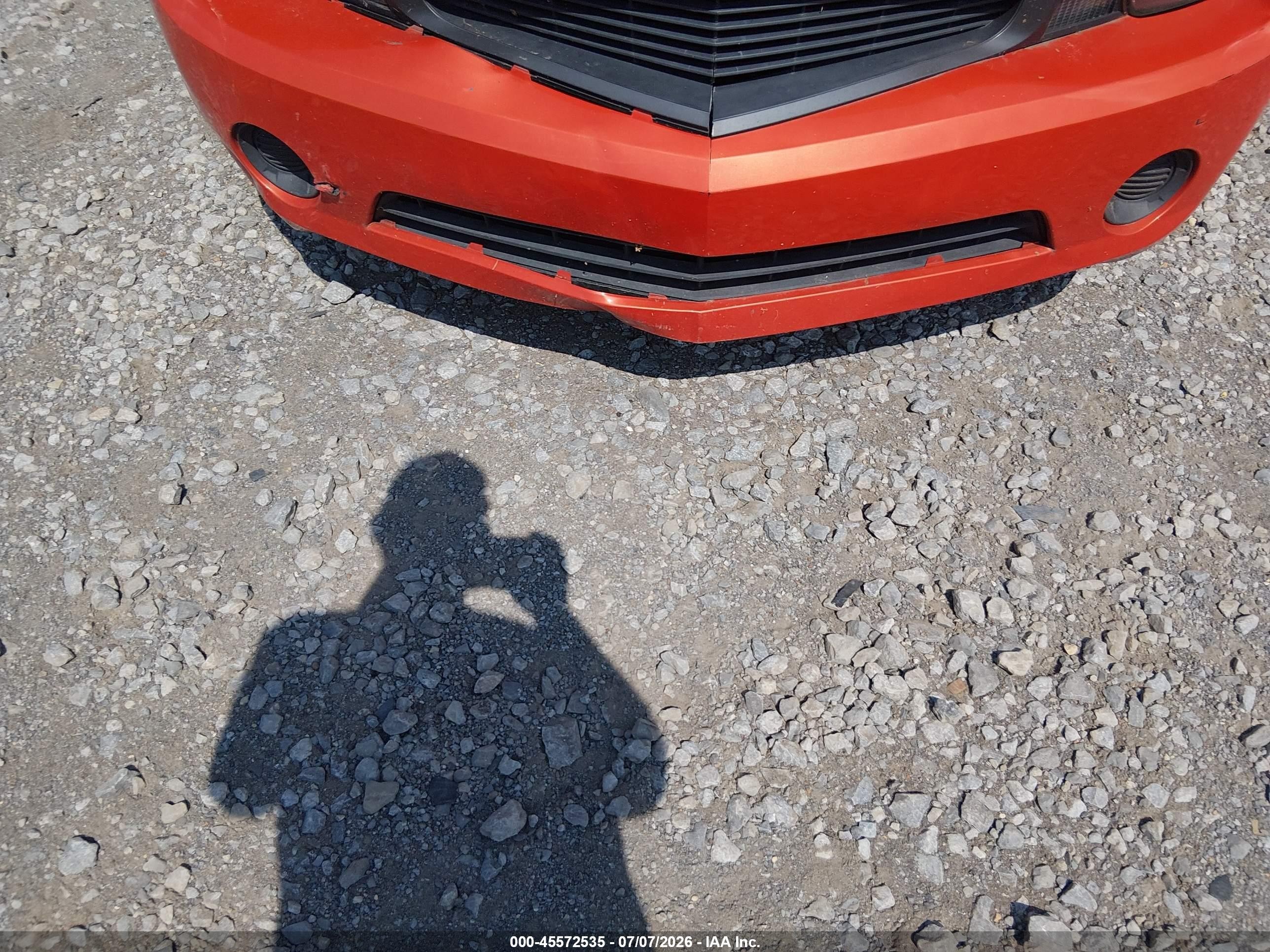 2010 Chevrolet Camaro 1ls Orange vin: 2G1FA1EV9A9196635