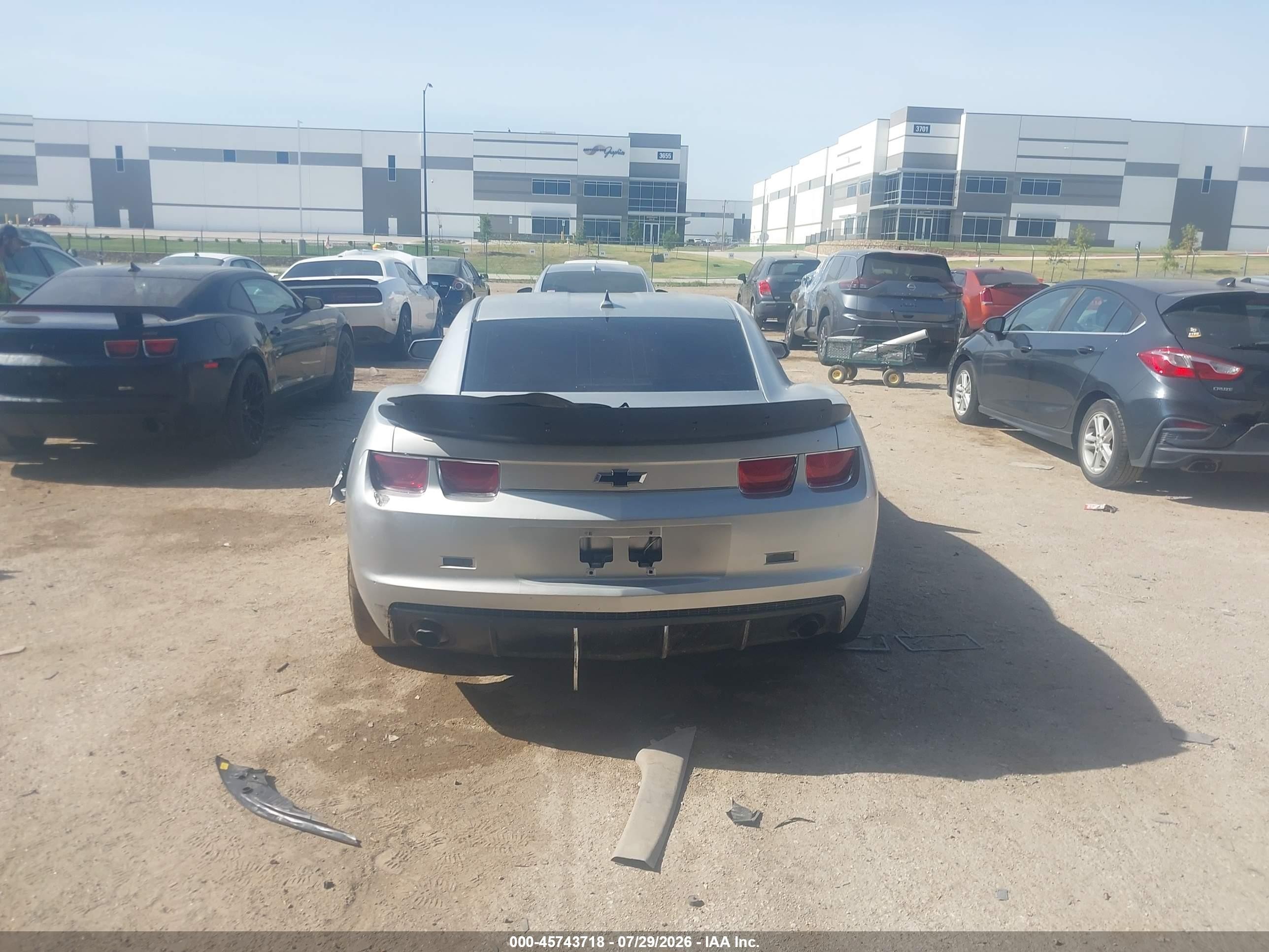 2010 Chevrolet Camaro 1ls Gray vin: 2G1FA1EVXA9196322