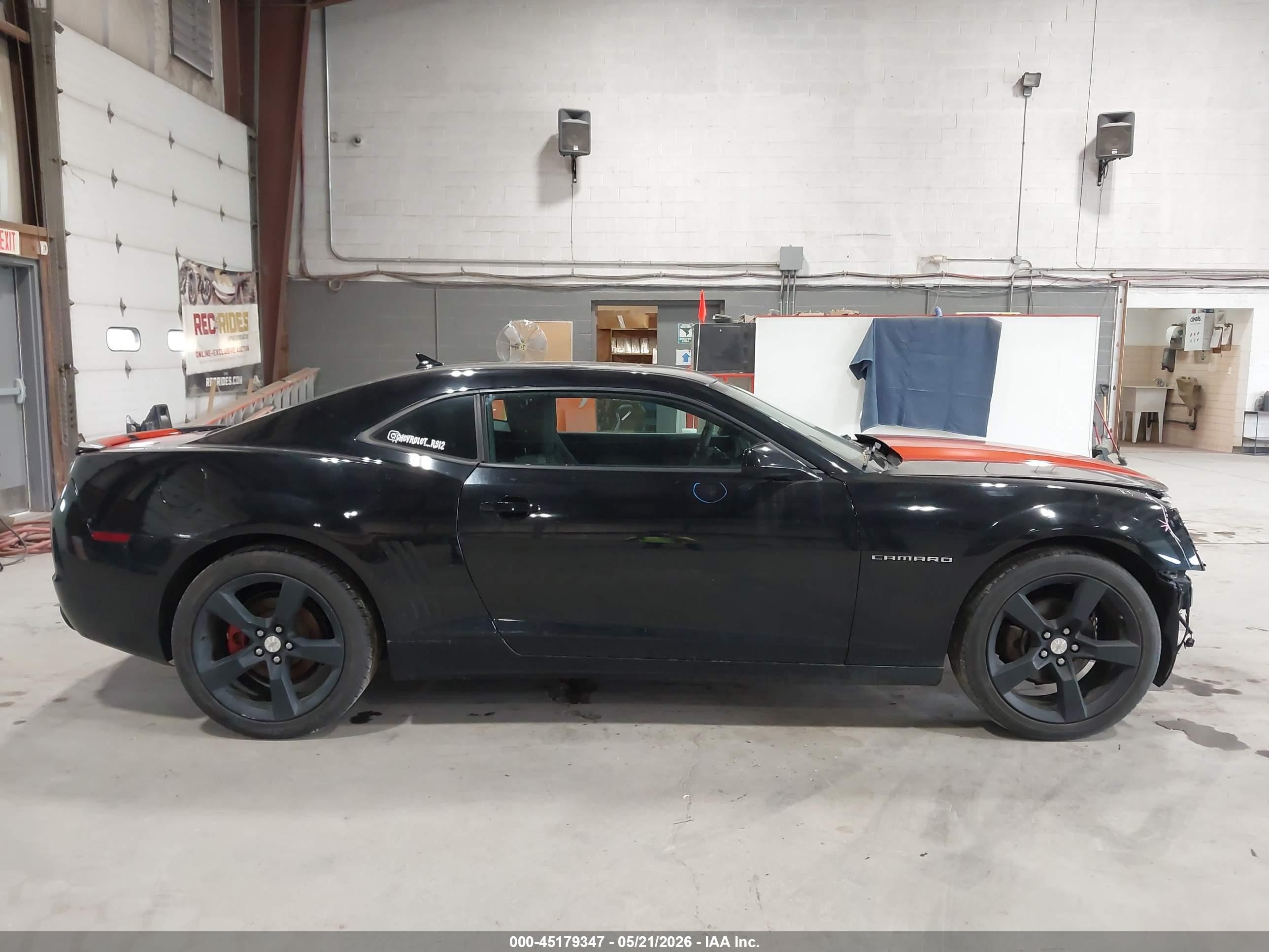 2012 Chevrolet Camaro 1lt Black vin: 2G1FB1E30C9163974