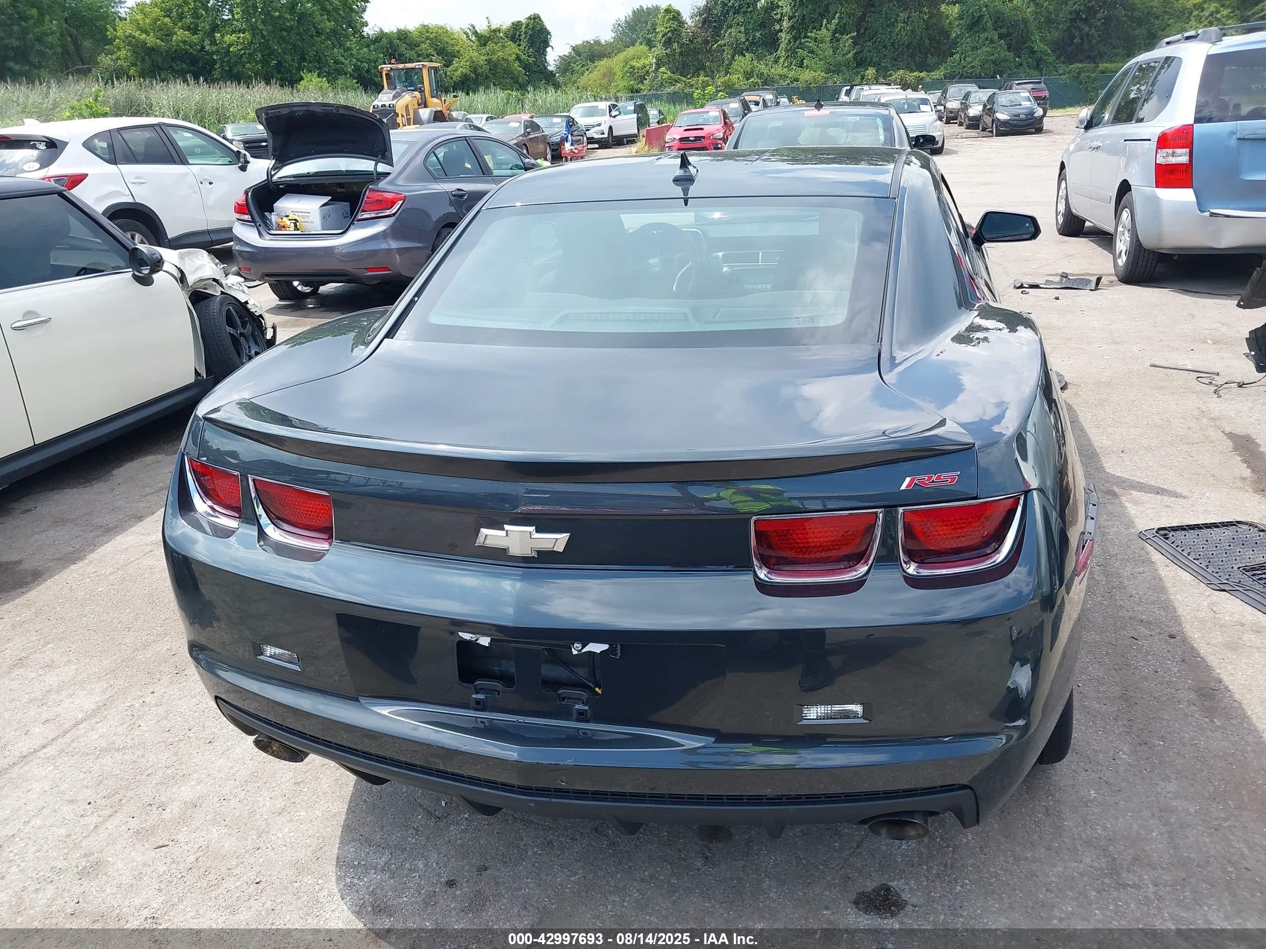 2012 Chevrolet Camaro 1lt Gray vin: 2G1FB1E30C9181617