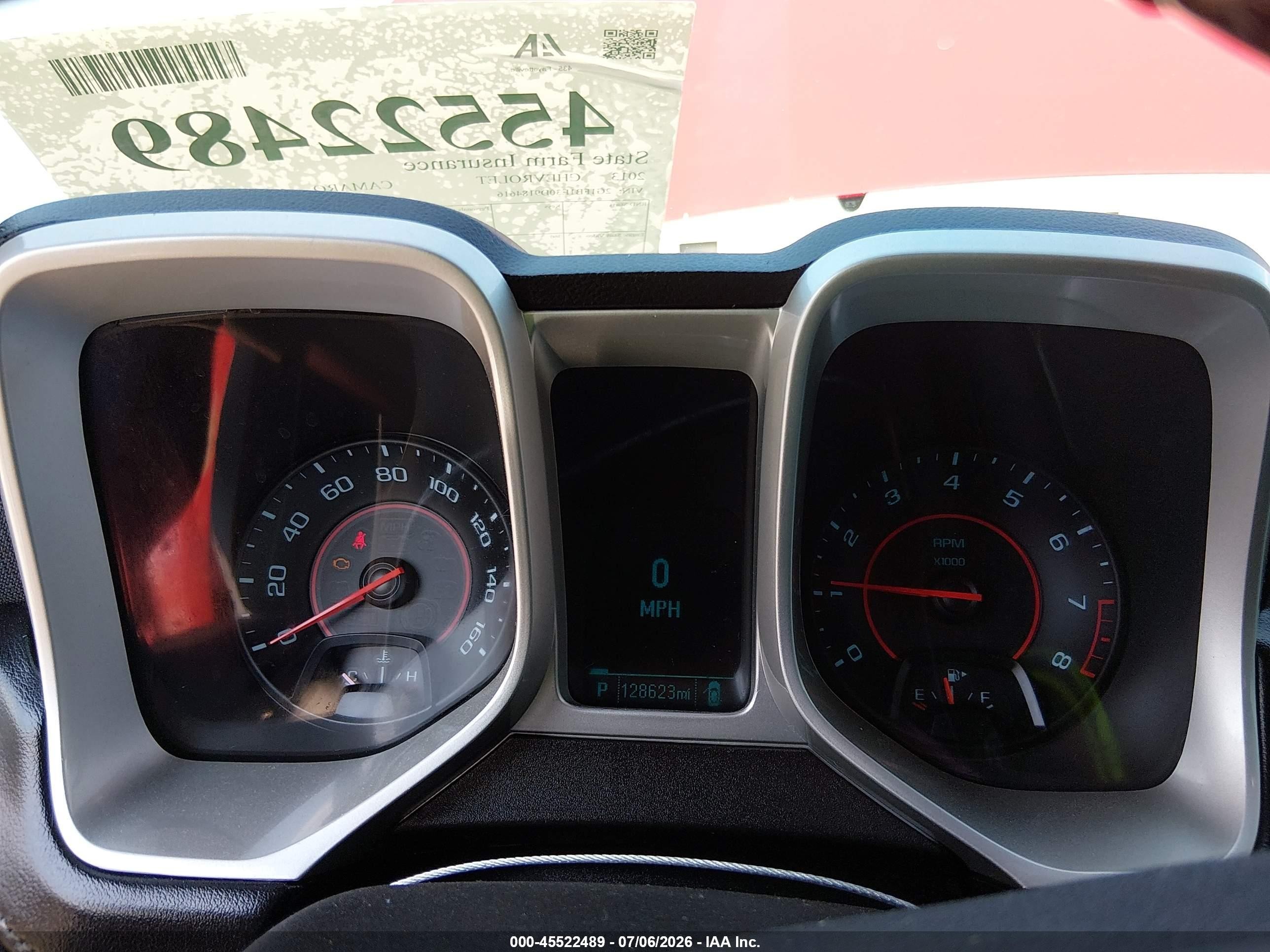 2013 Chevrolet Camaro 1lt Red vin: 2G1FB1E30D9184616