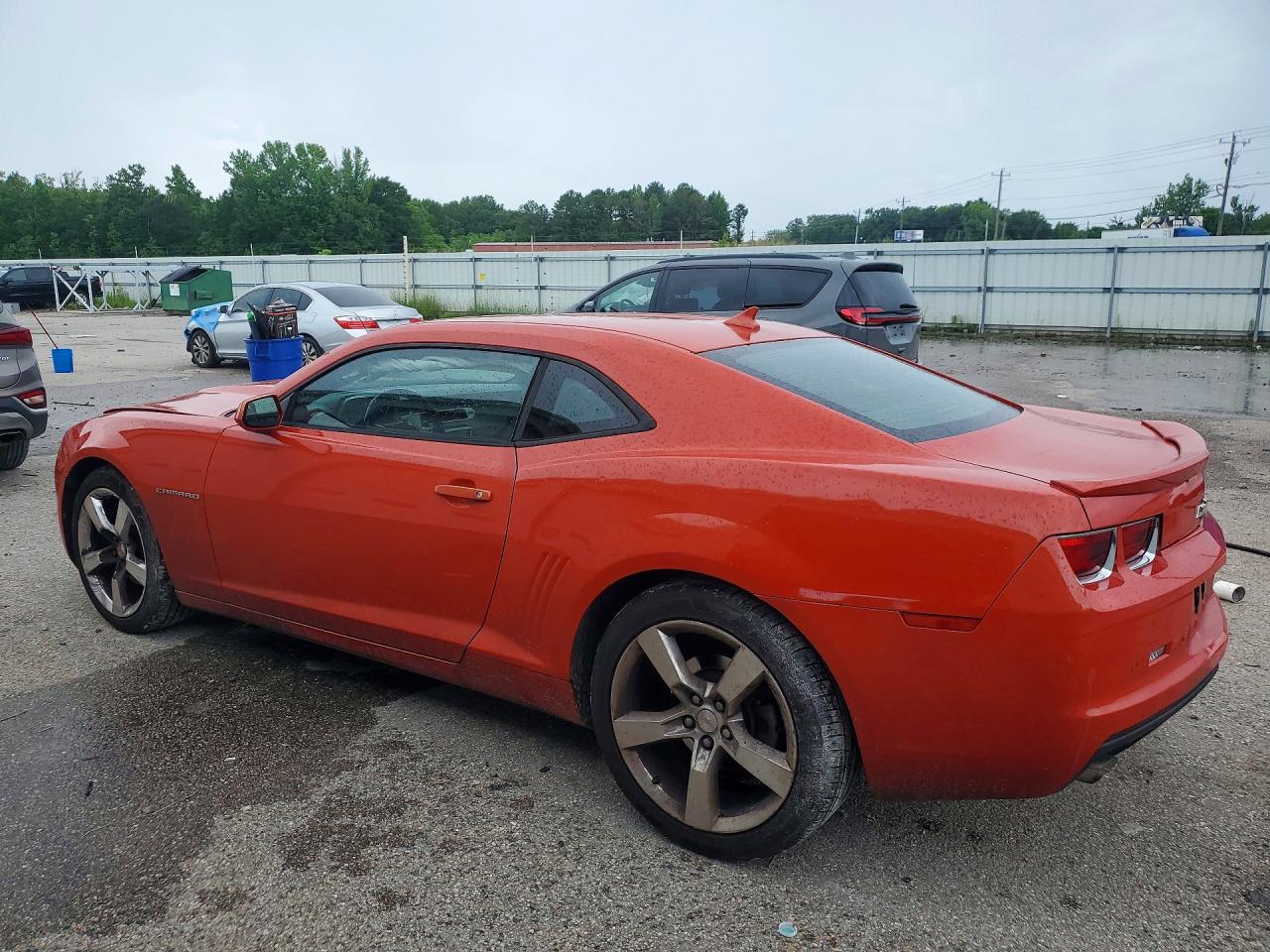 2013 Chevrolet Camaro Lt Orange vin: 2G1FB1E30D9201575
