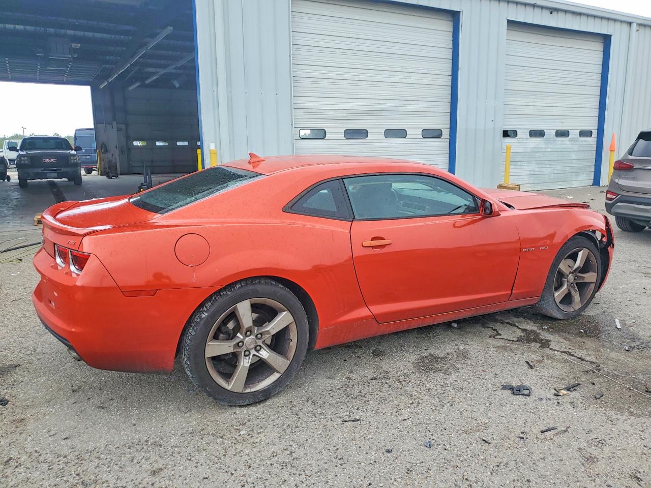 2013 Chevrolet Camaro Lt Orange vin: 2G1FB1E30D9201575