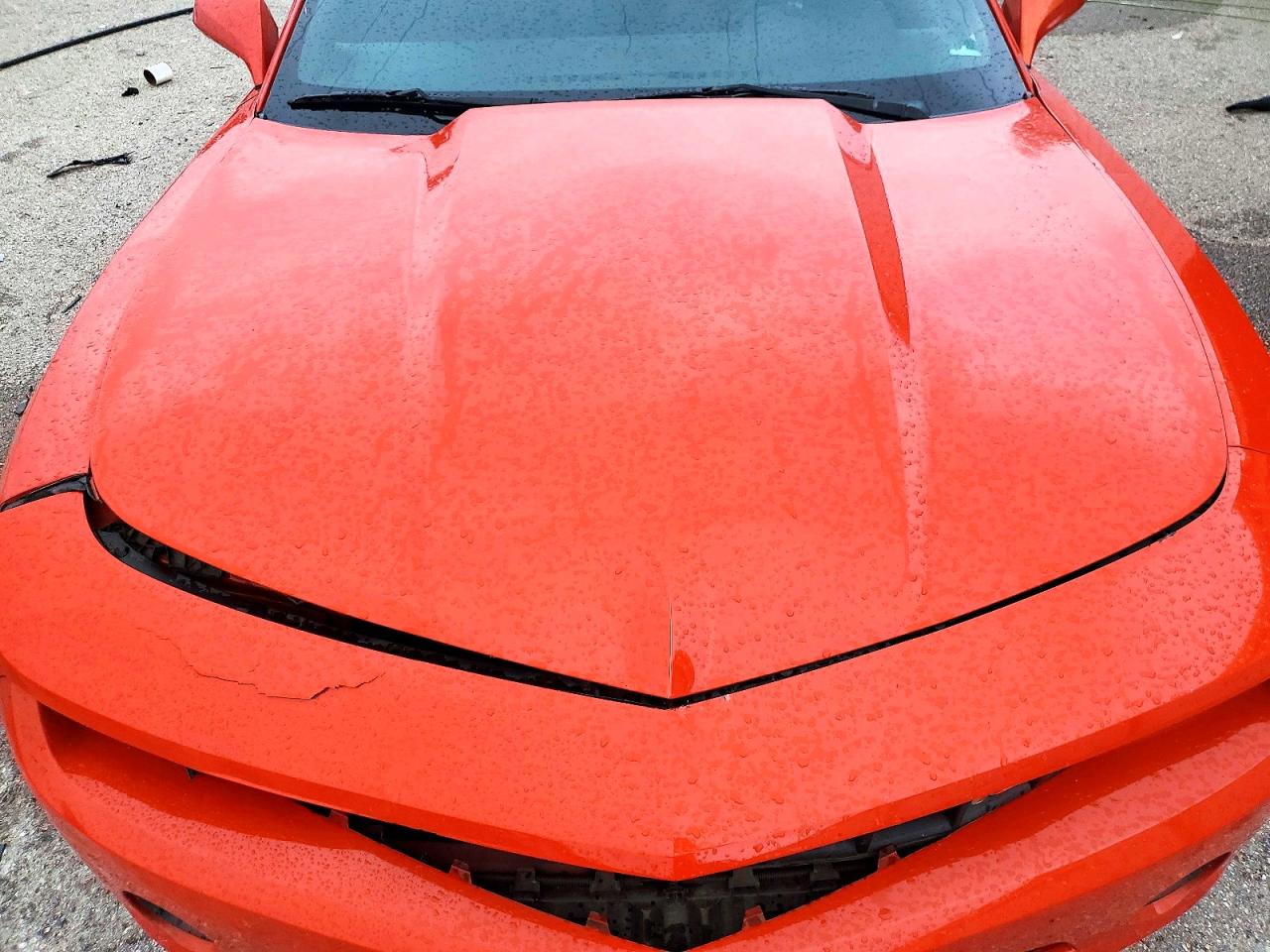 2013 Chevrolet Camaro Lt Orange vin: 2G1FB1E30D9201575