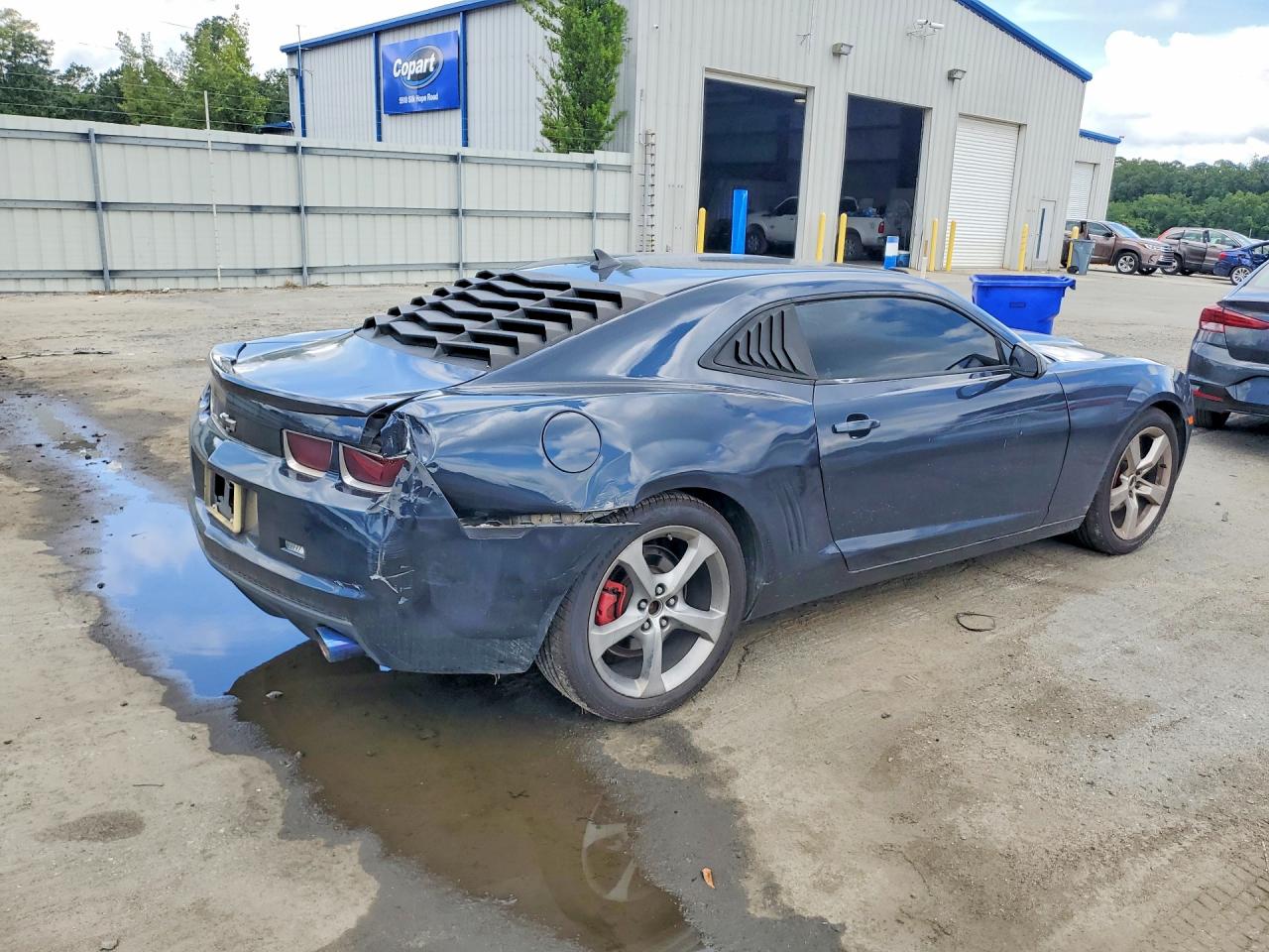 2013 Chevrolet Camaro Lt Teal vin: 2G1FB1E30D9209966
