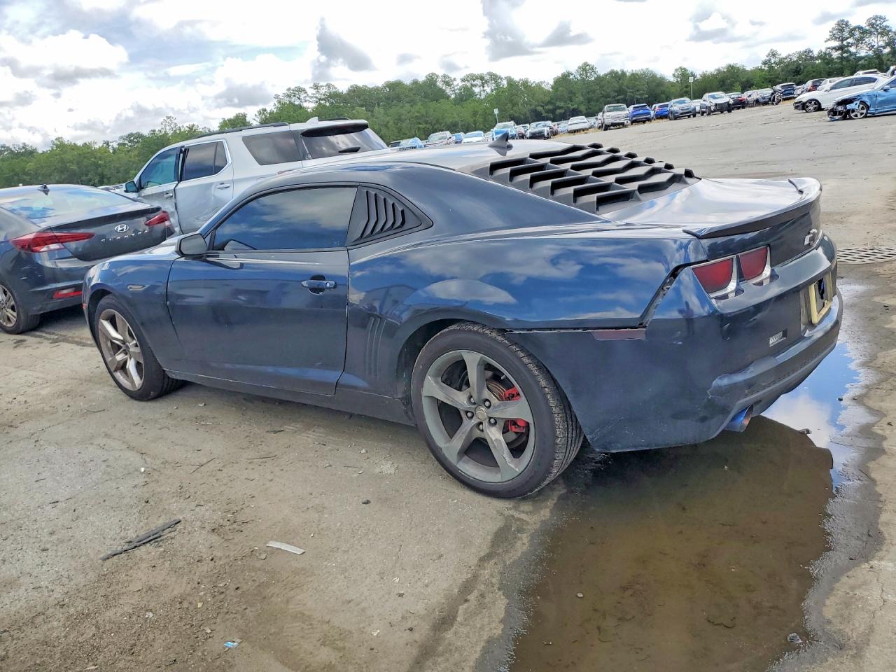 2013 Chevrolet Camaro Lt Teal vin: 2G1FB1E30D9209966