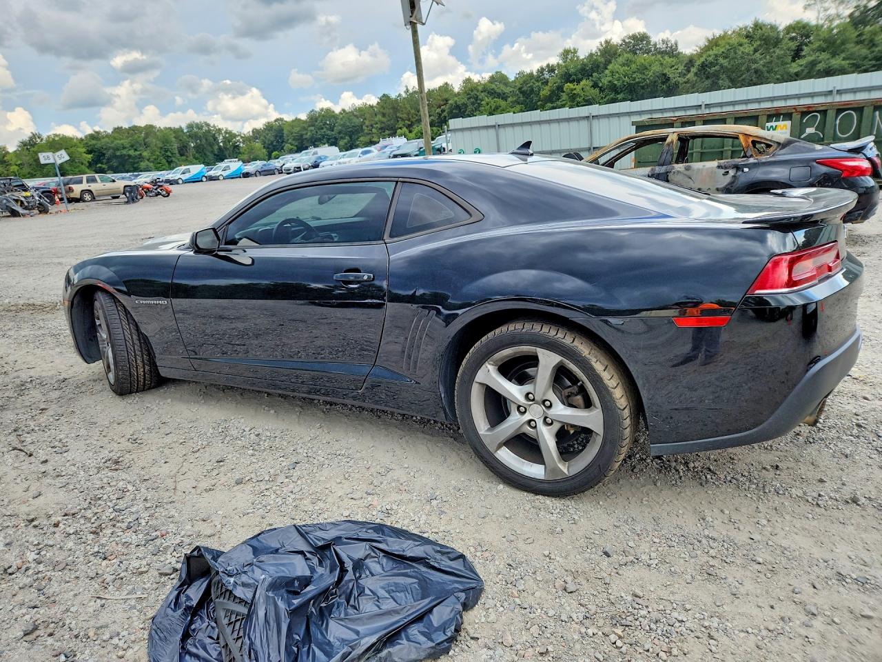 2014 Chevrolet Camaro Lt Black vin: 2G1FB1E30E9130623