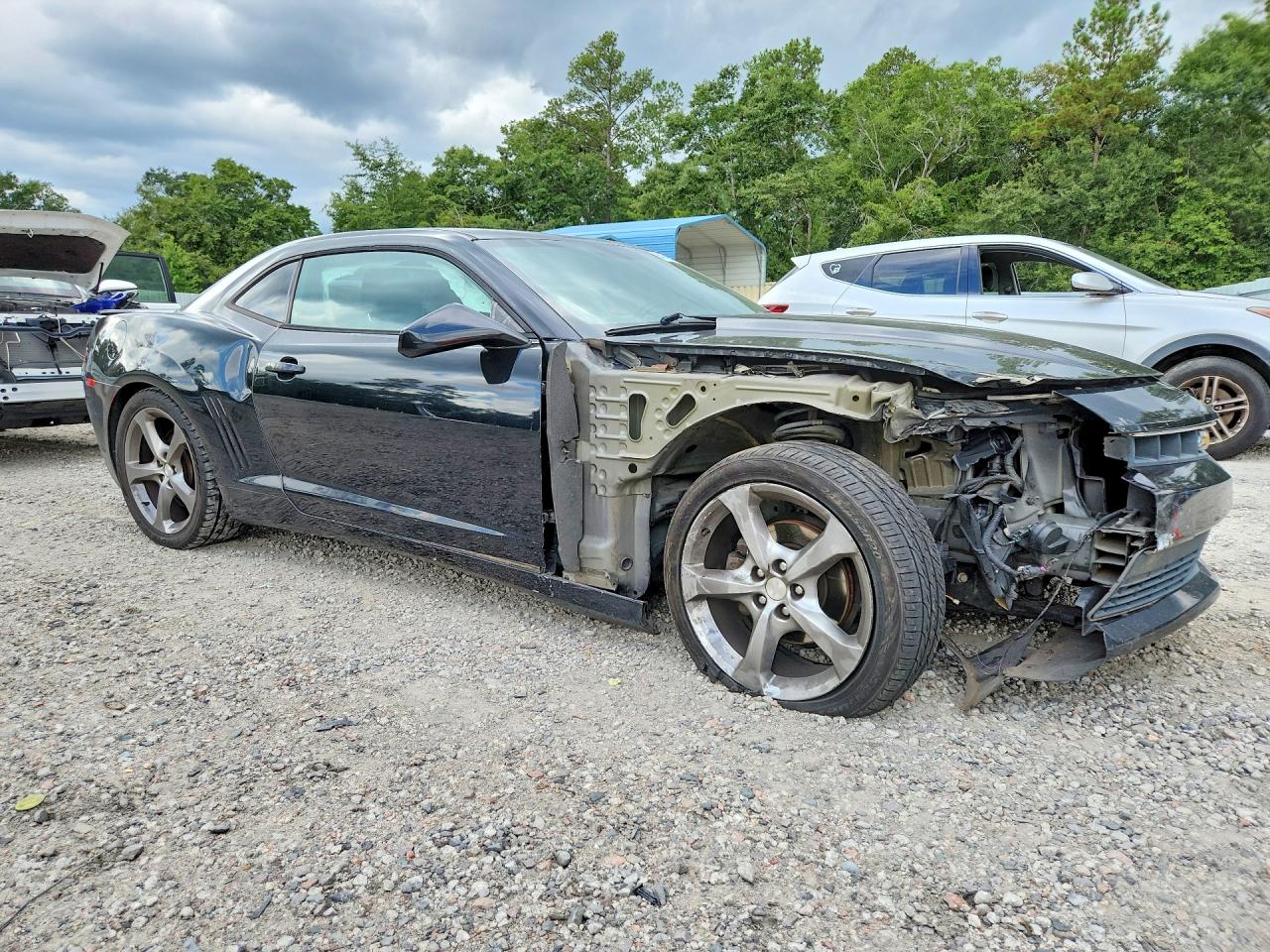 2014 Chevrolet Camaro Lt Black vin: 2G1FB1E30E9130623