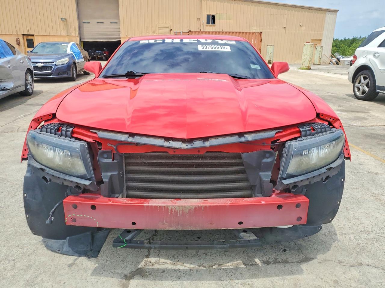 2014 Chevrolet Camaro Lt Red vin: 2G1FB1E30E9173665