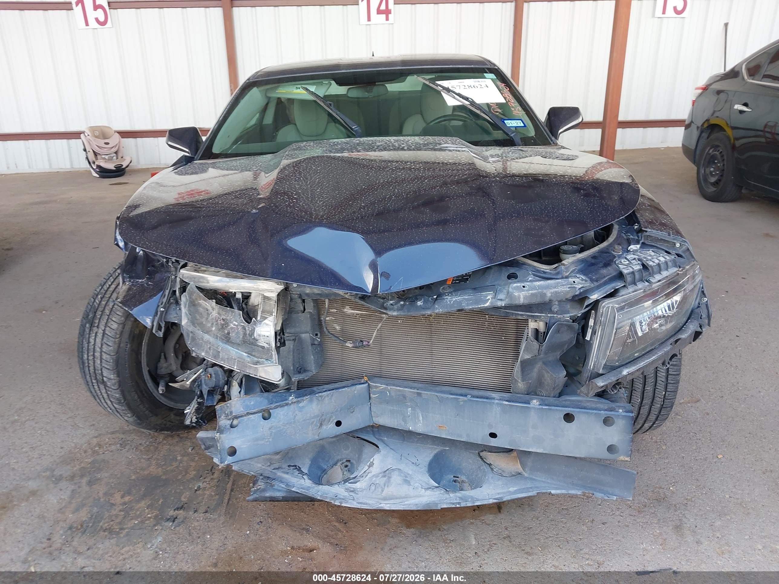 2014 Chevrolet Camaro 1lt Blue vin: 2G1FB1E30E9192510
