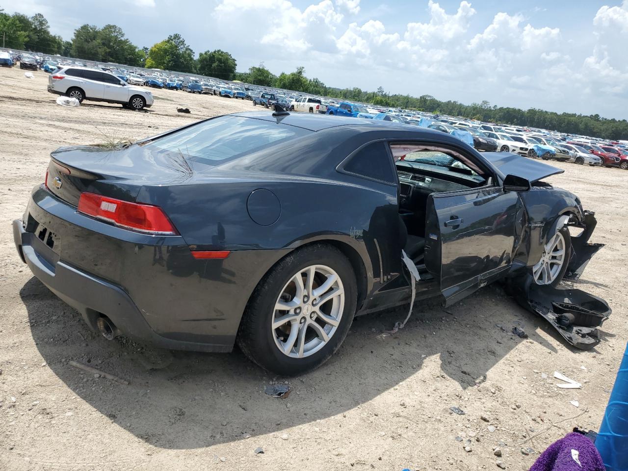 2014 Chevrolet Camaro Lt Серый vin: 2G1FB1E30E9319515