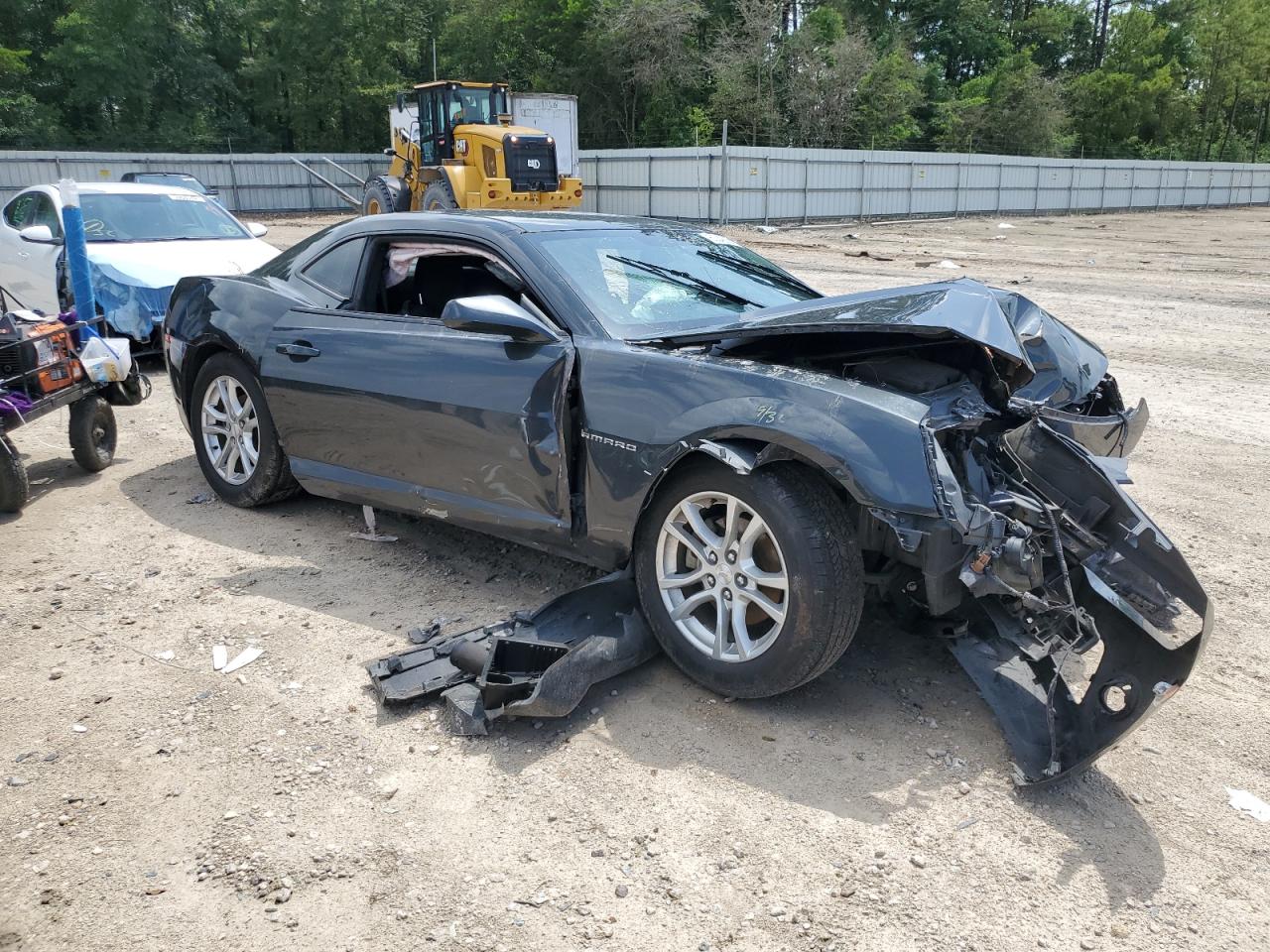 2014 Chevrolet Camaro Lt Серый vin: 2G1FB1E30E9319515