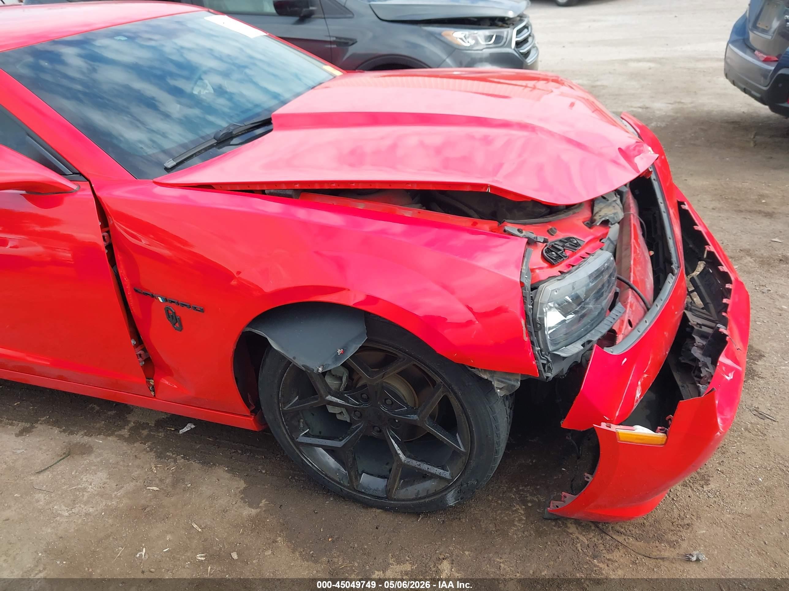 2015 Chevrolet Camaro 2ls Красный vin: 2G1FB1E30F9150145