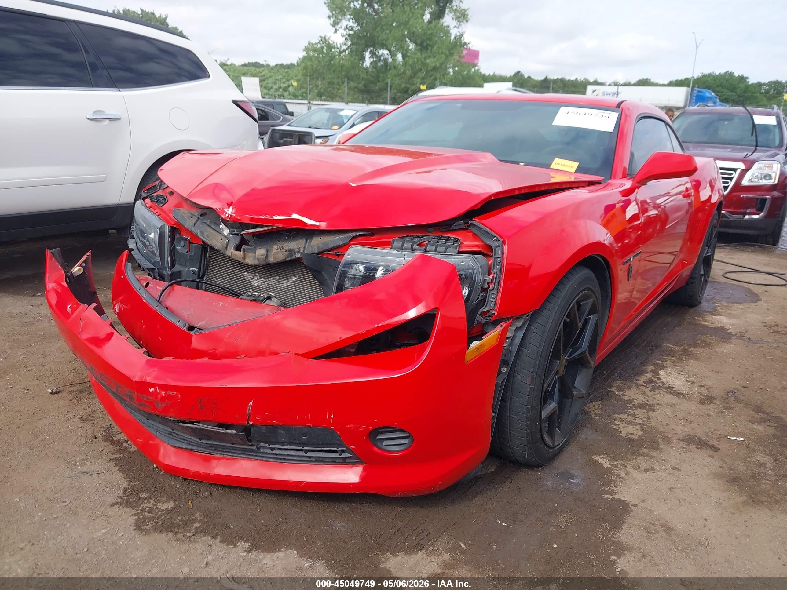 2015 Chevrolet Camaro 2ls Красный vin: 2G1FB1E30F9150145