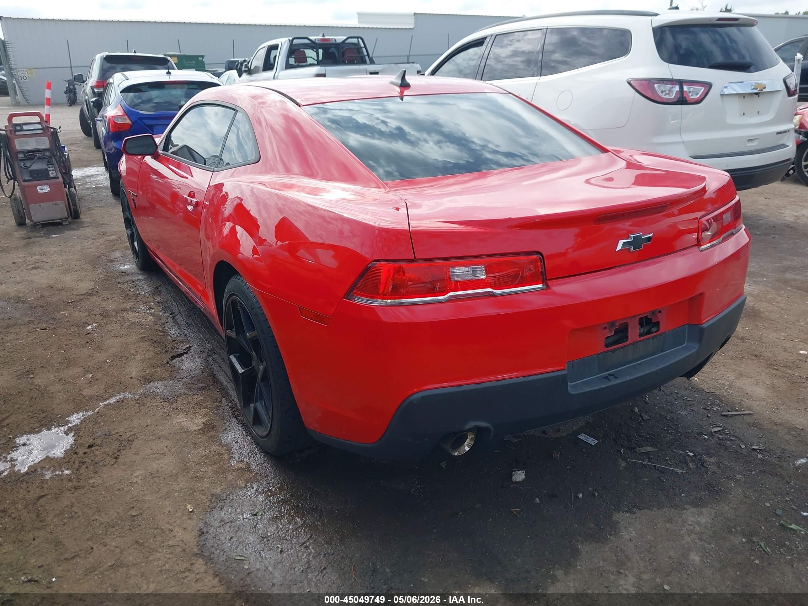 2015 Chevrolet Camaro 2ls Красный vin: 2G1FB1E30F9150145