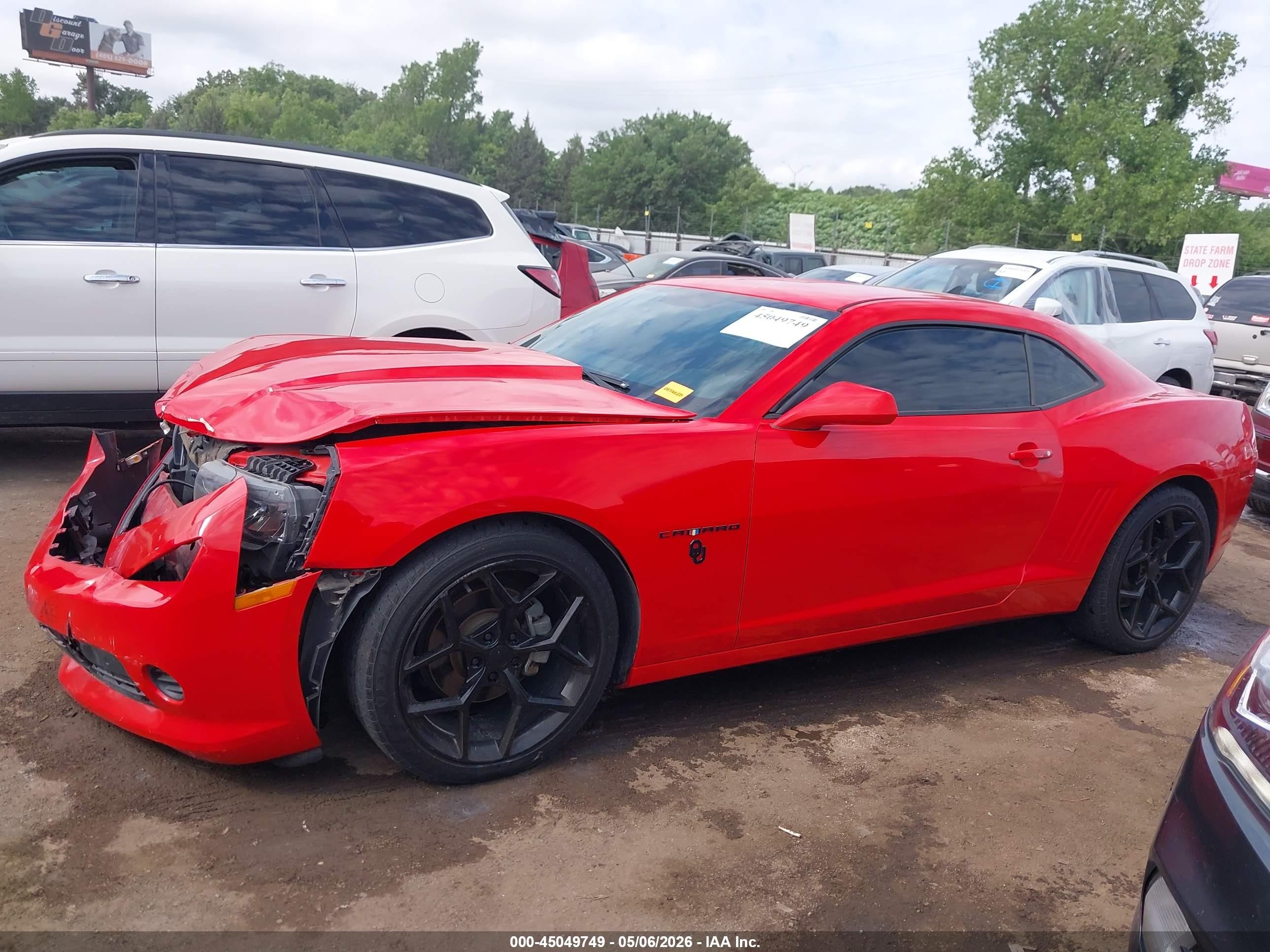 2015 Chevrolet Camaro 2ls Красный vin: 2G1FB1E30F9150145