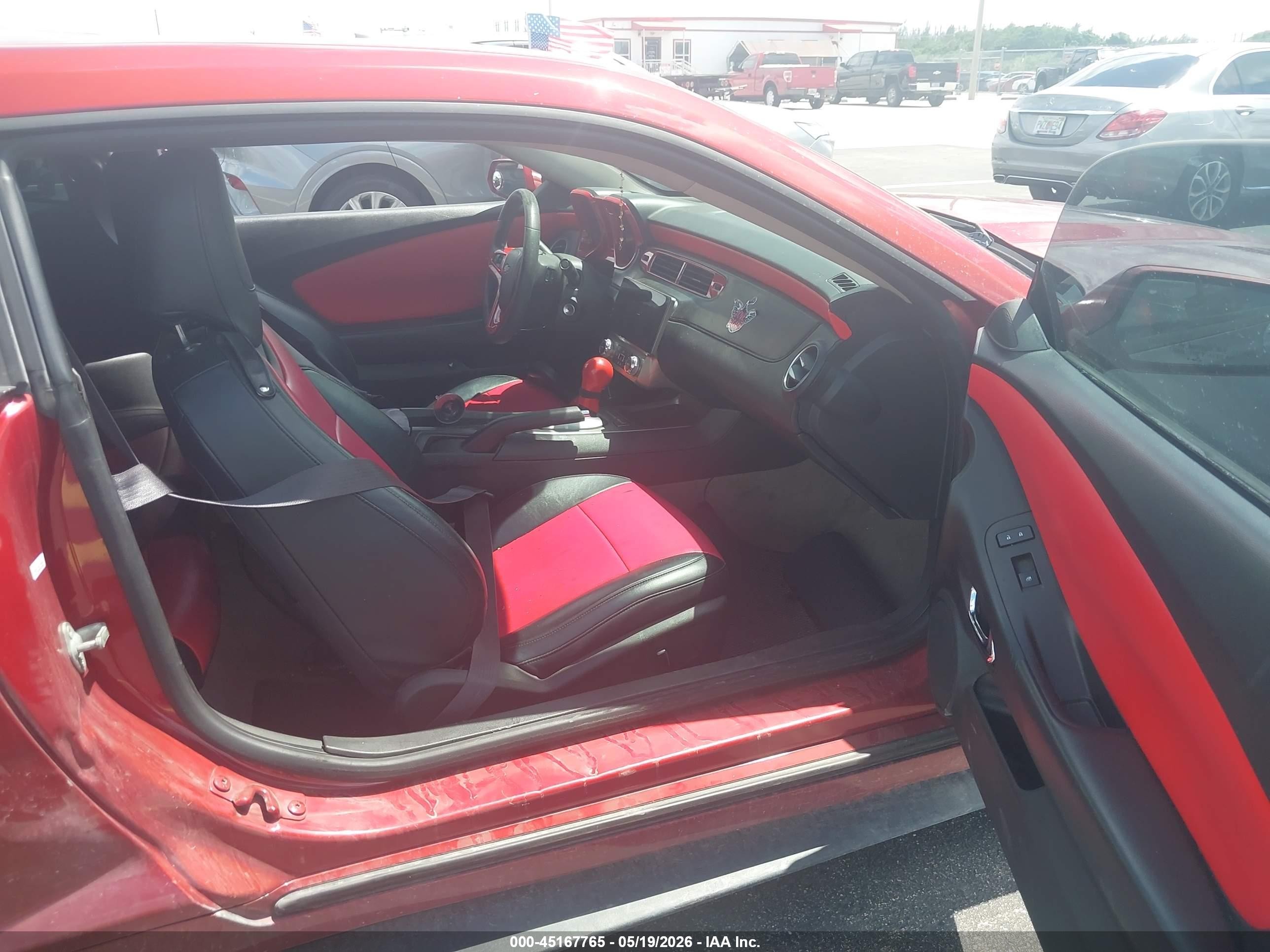 2015 Chevrolet Camaro 2ls Red vin: 2G1FB1E30F9158651