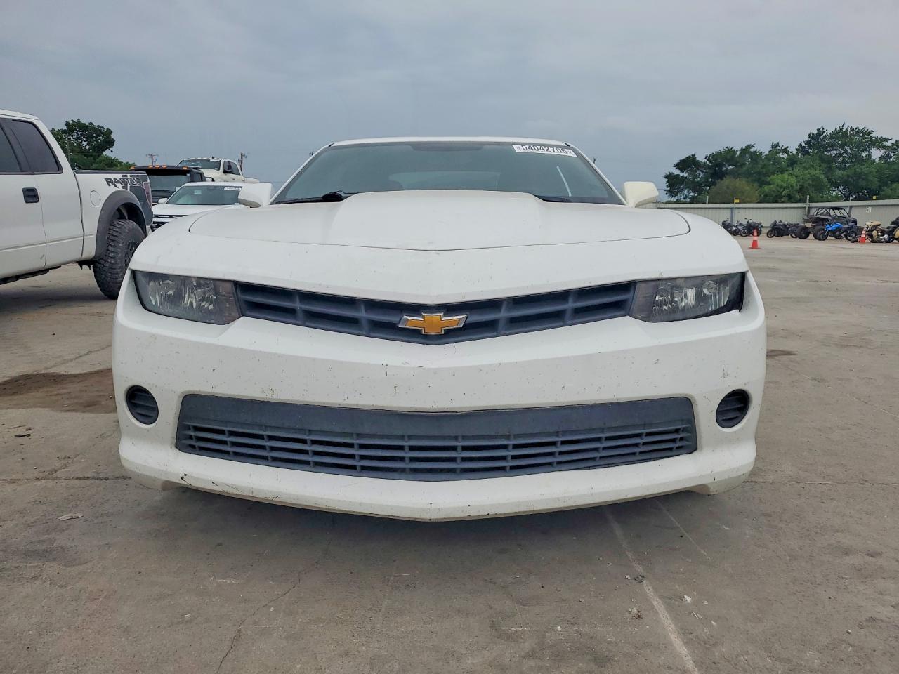 2015 Chevrolet Camaro Ls White vin: 2G1FB1E30F9206911