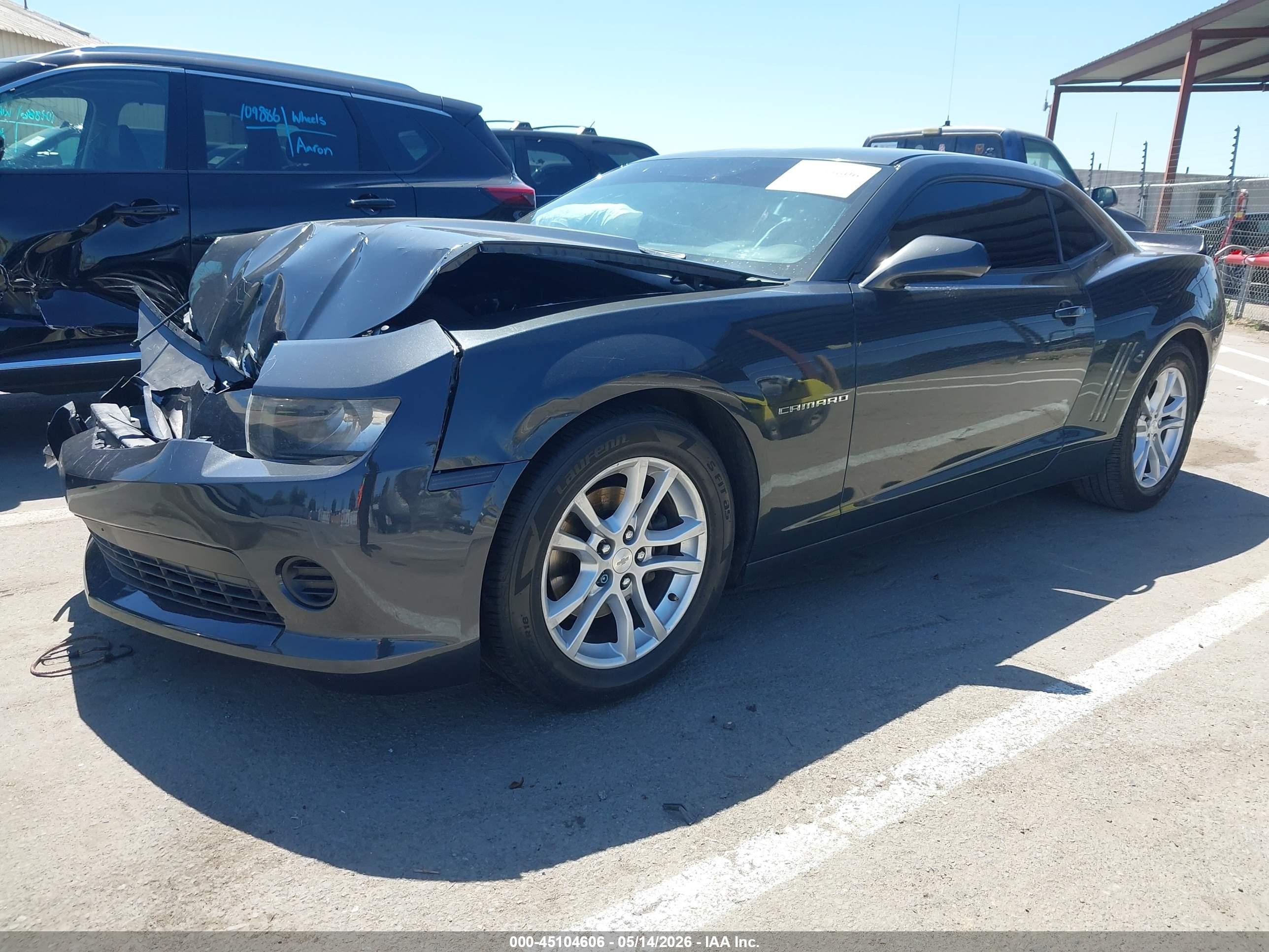 2015 Chevrolet Camaro 2ls Серый vin: 2G1FB1E30F9226544