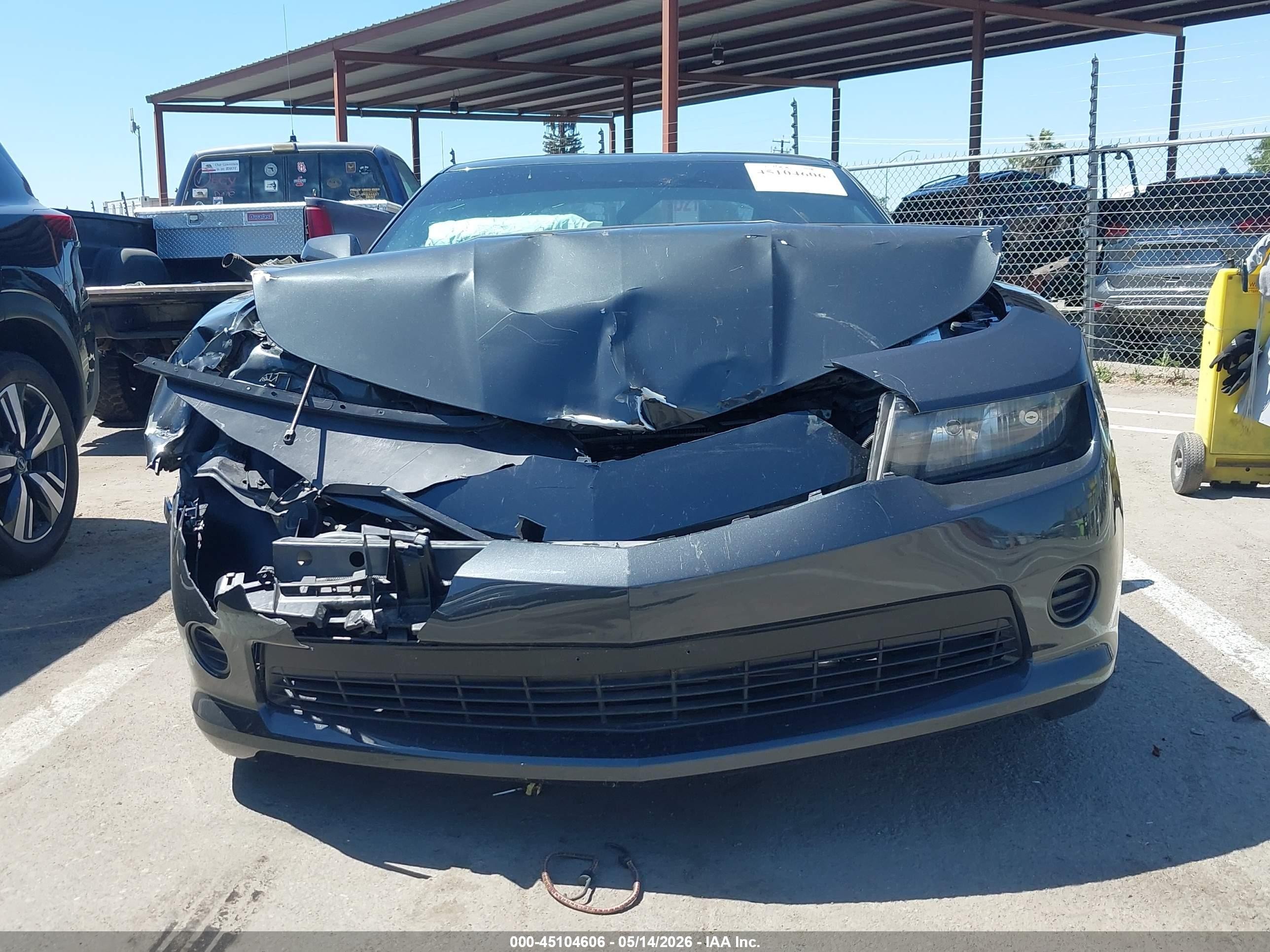 2015 Chevrolet Camaro 2ls Серый vin: 2G1FB1E30F9226544