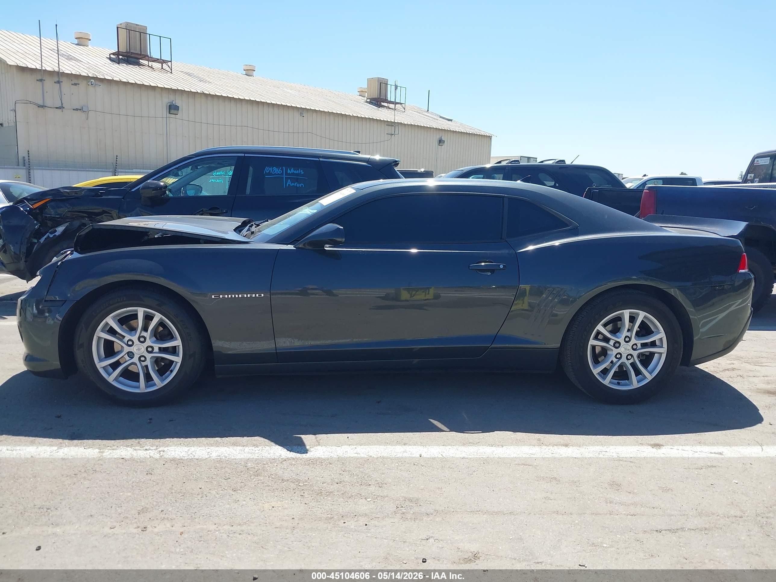 2015 Chevrolet Camaro 2ls Серый vin: 2G1FB1E30F9226544