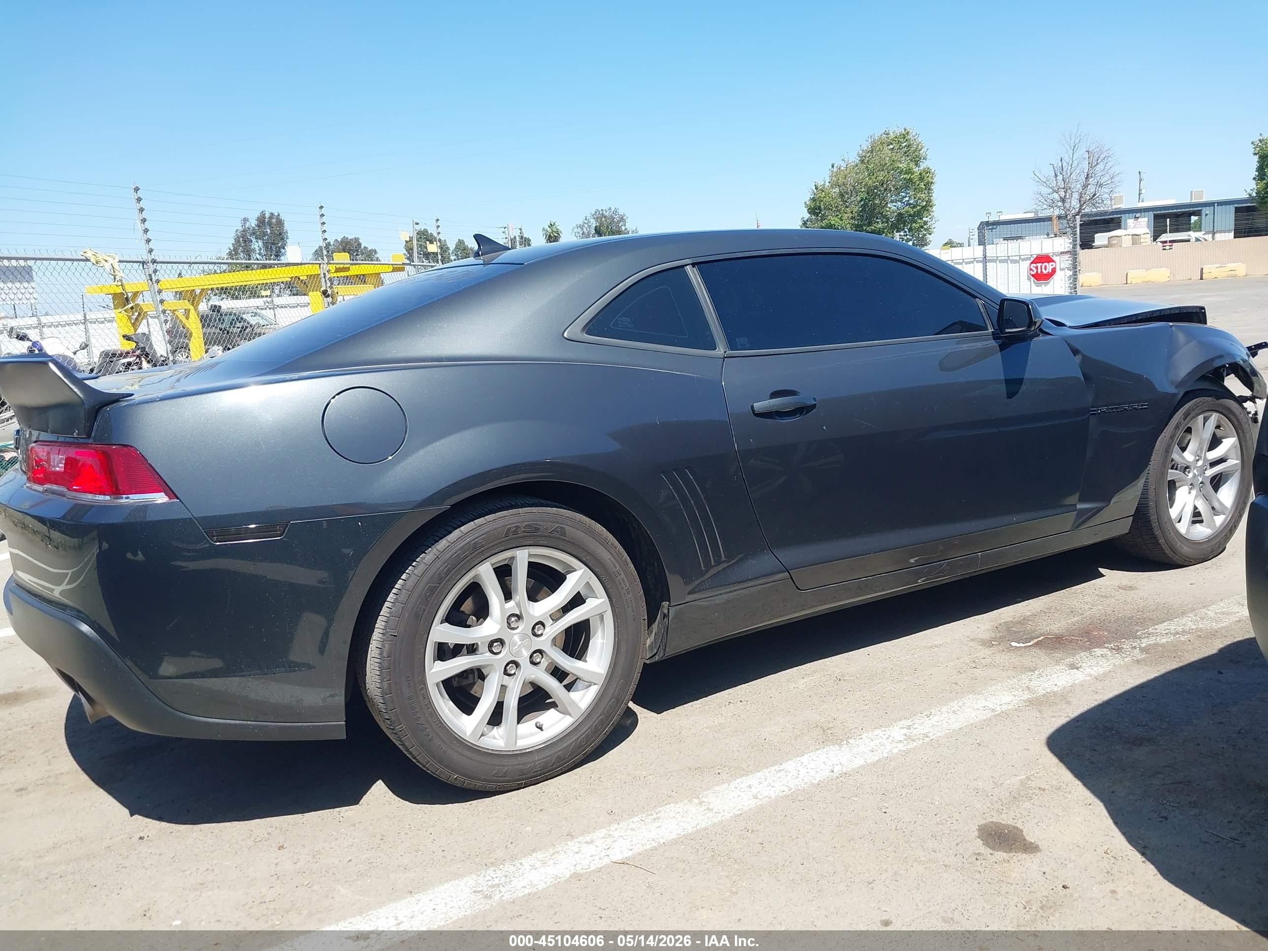 2015 Chevrolet Camaro 2ls Серый vin: 2G1FB1E30F9226544