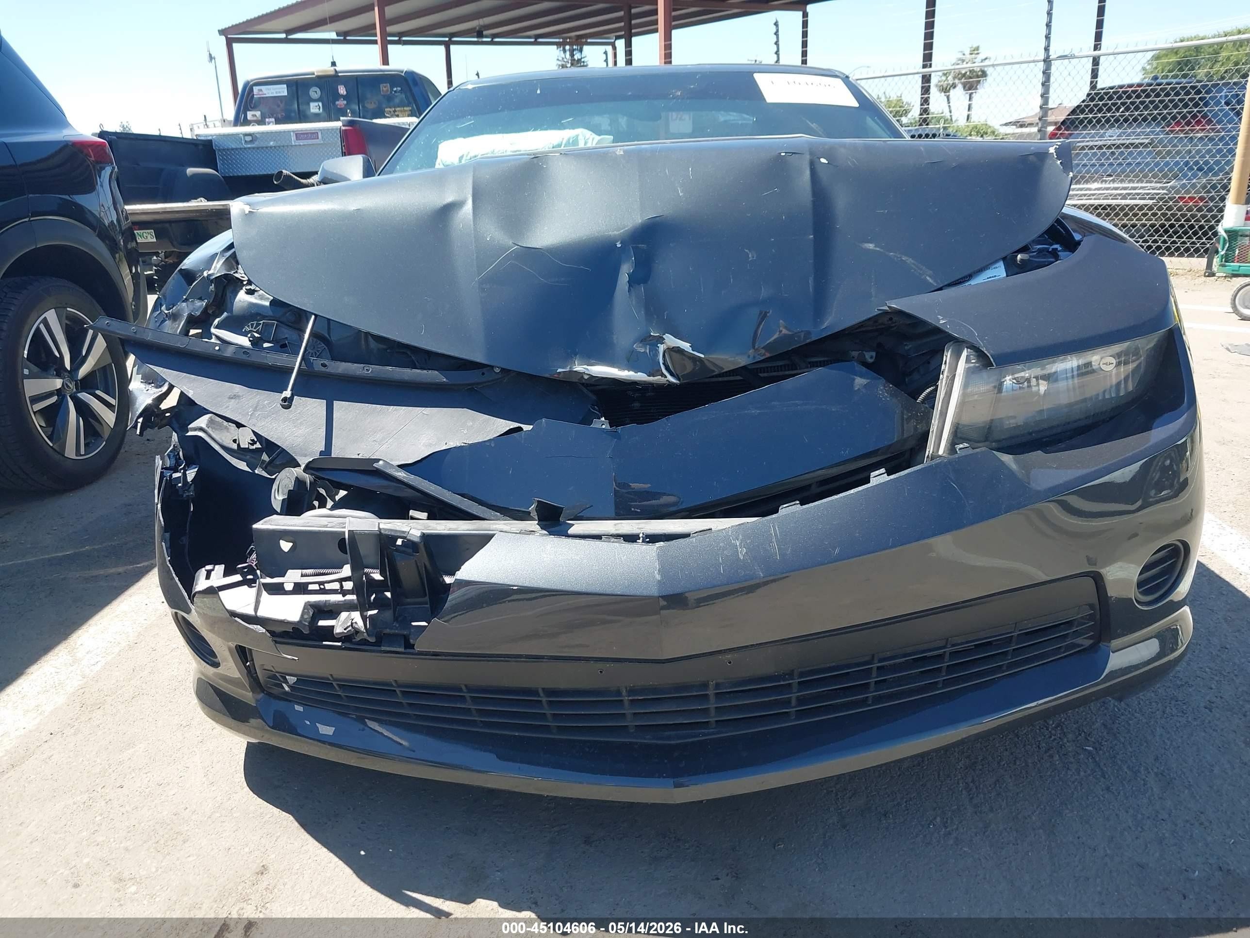 2015 Chevrolet Camaro 2ls Серый vin: 2G1FB1E30F9226544