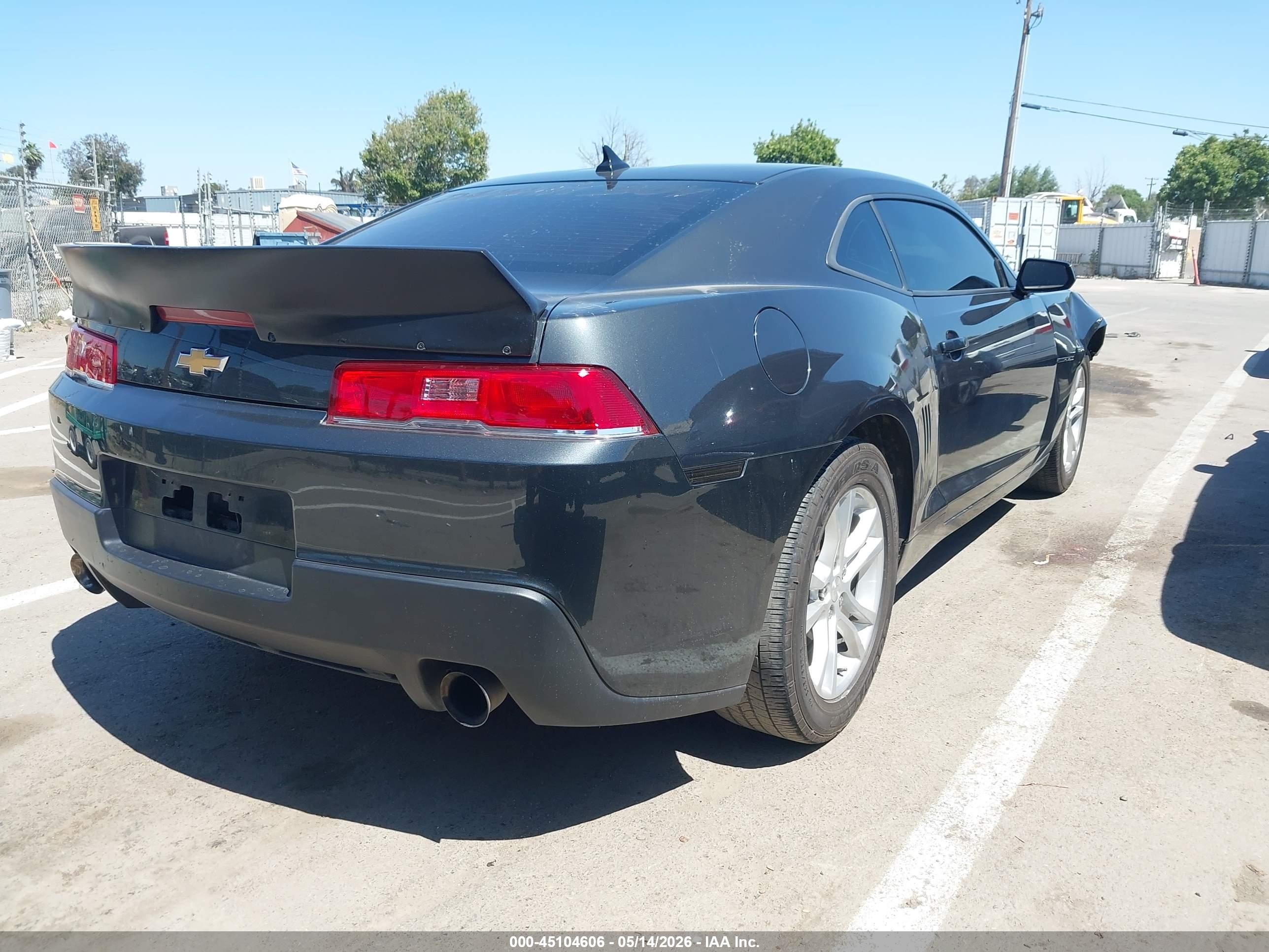 2015 Chevrolet Camaro 2ls Серый vin: 2G1FB1E30F9226544