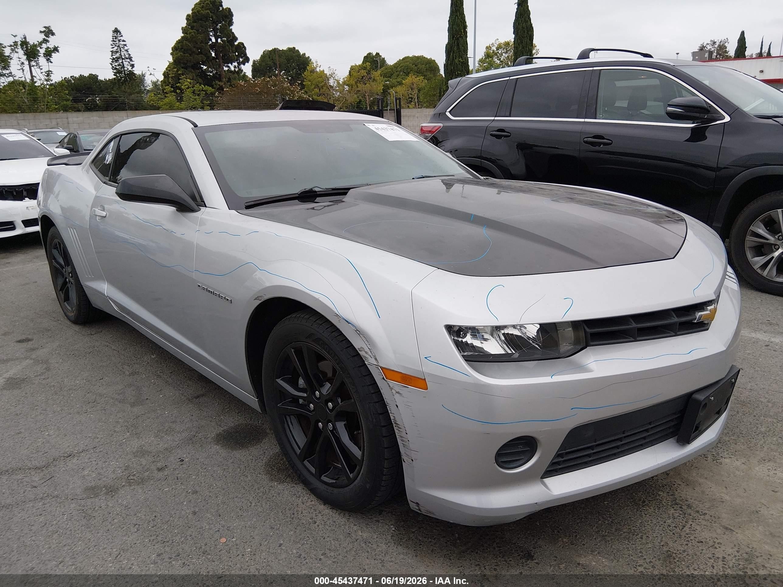 2015 Chevrolet Camaro 2ls Silver vin: 2G1FB1E30F9241691