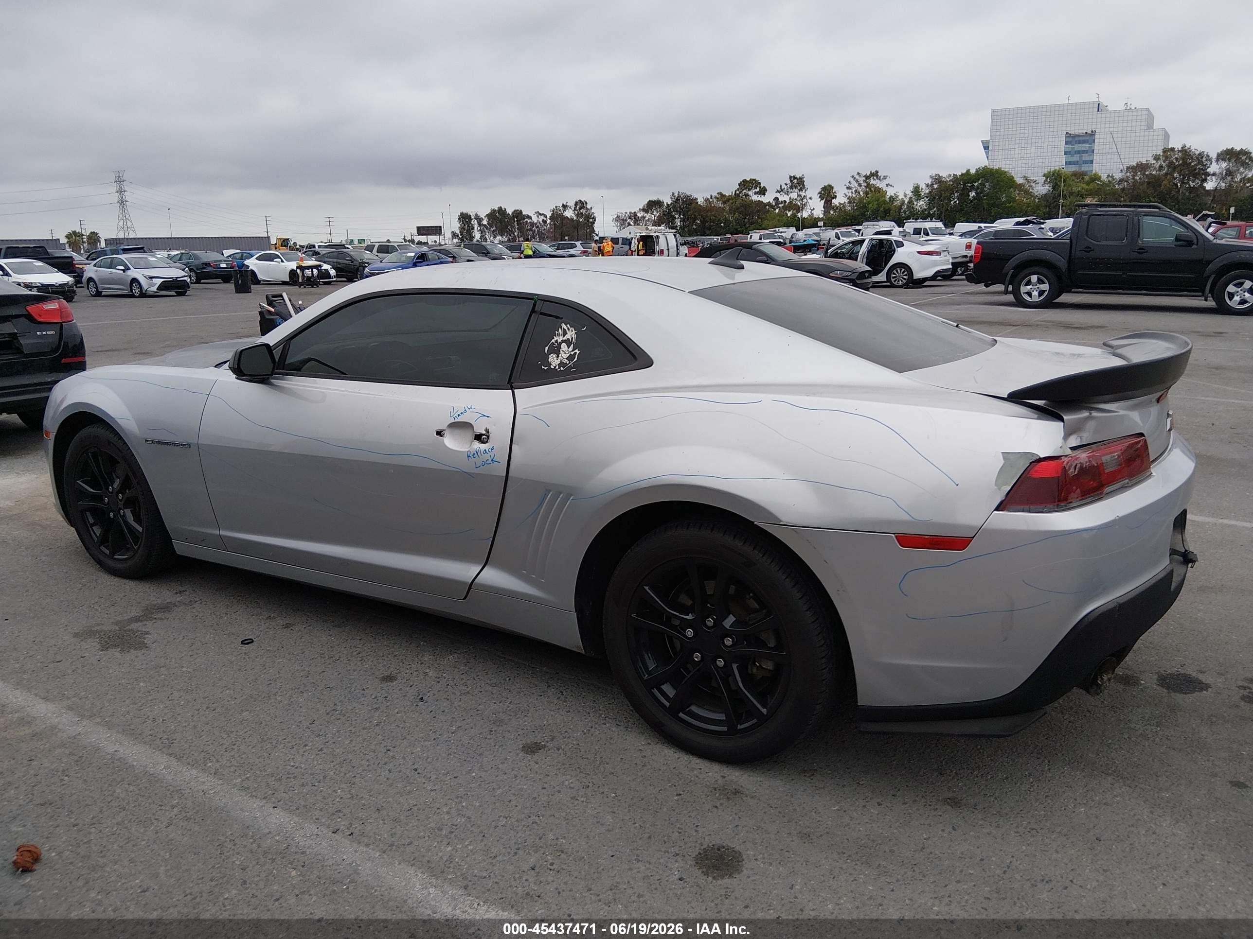 2015 Chevrolet Camaro 2ls Silver vin: 2G1FB1E30F9241691