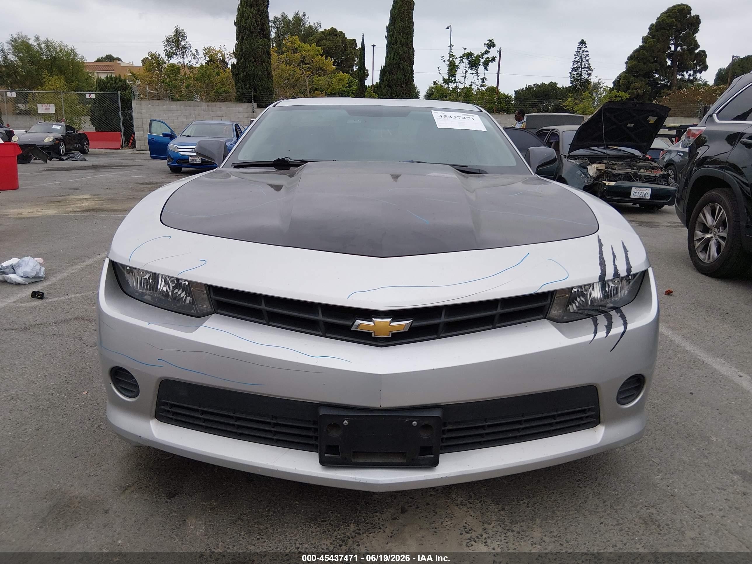 2015 Chevrolet Camaro 2ls Silver vin: 2G1FB1E30F9241691