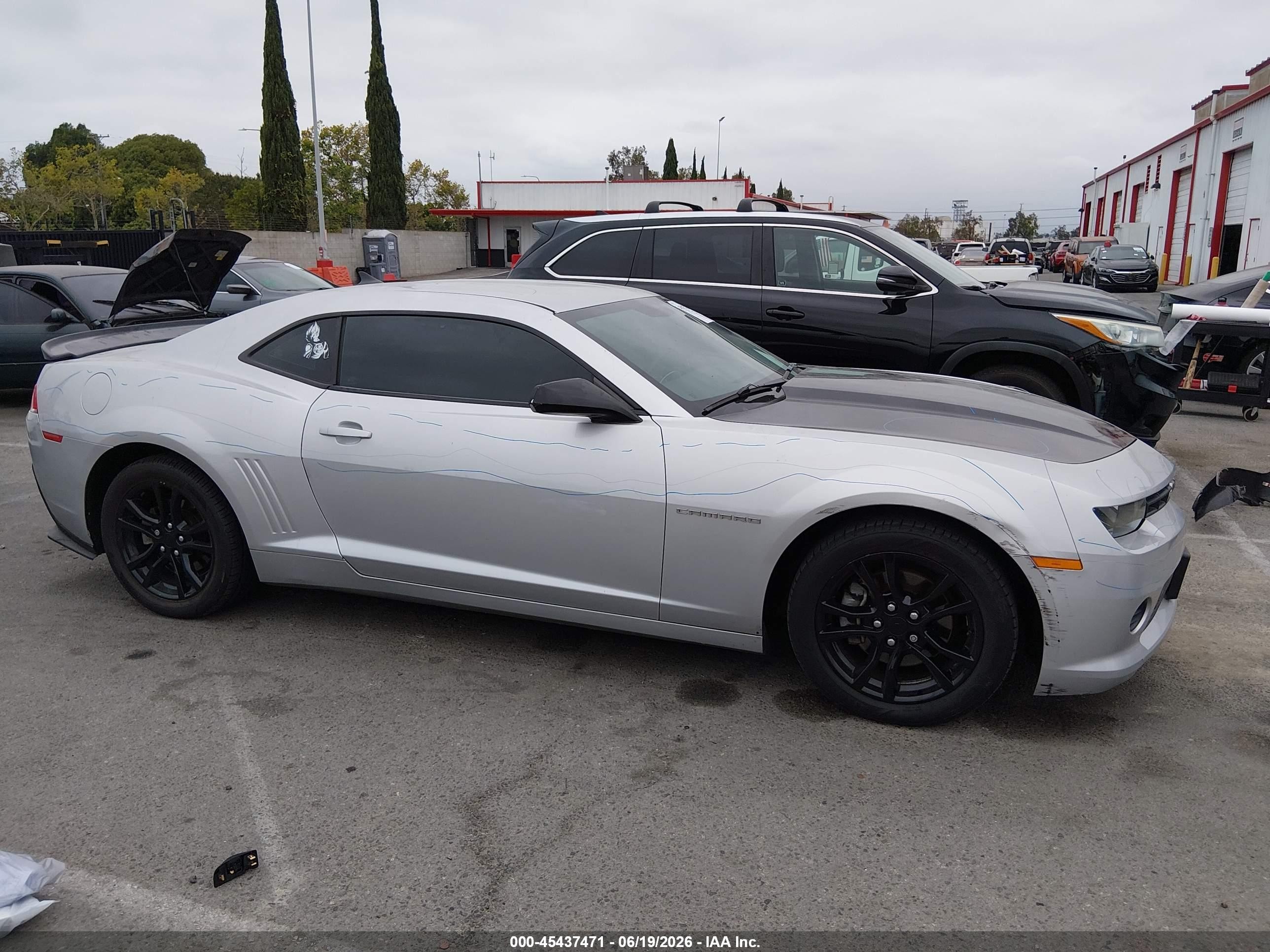 2015 Chevrolet Camaro 2ls Silver vin: 2G1FB1E30F9241691