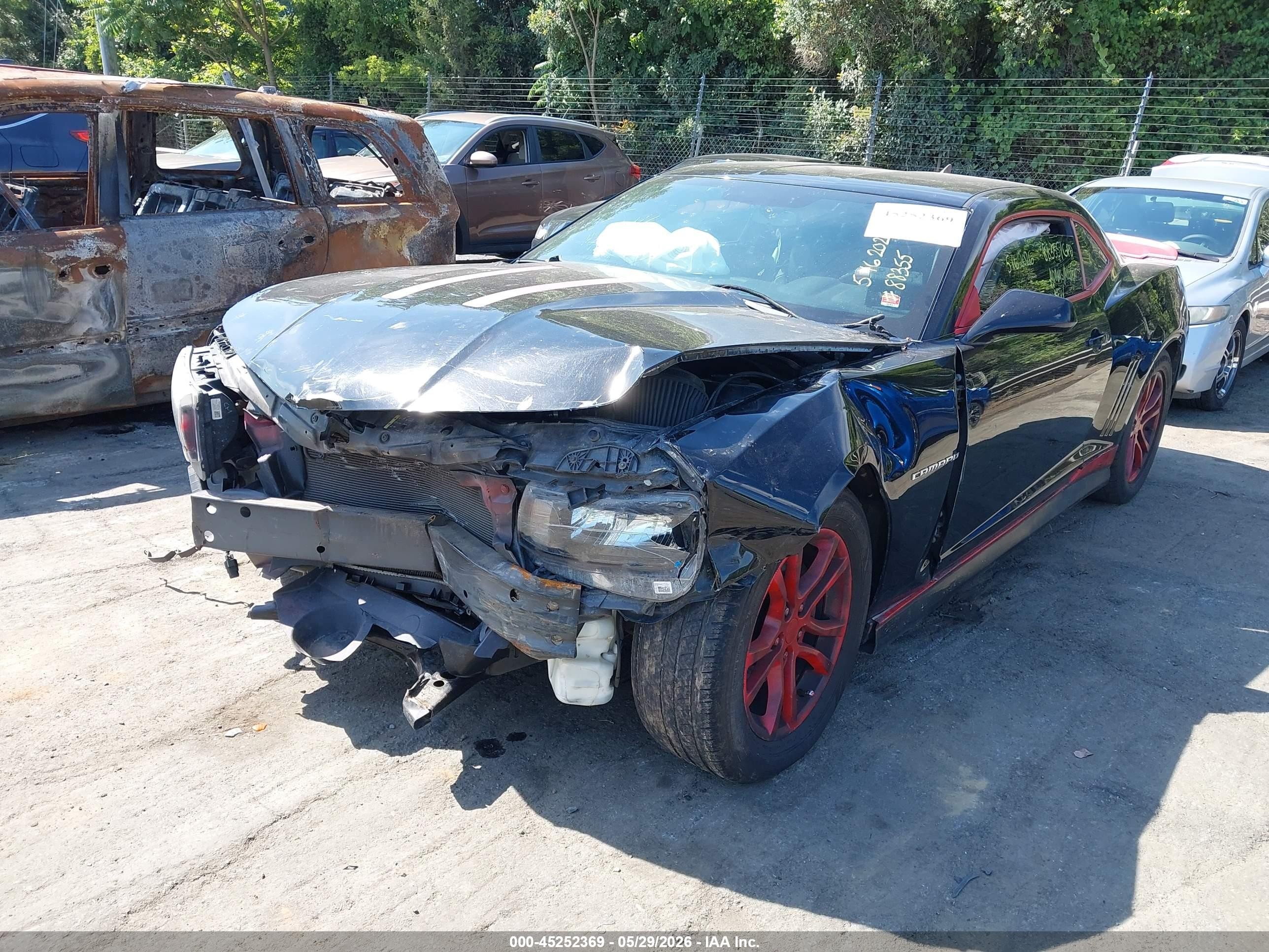 2015 Chevrolet Camaro 2ls Черный vin: 2G1FB1E30F9250214