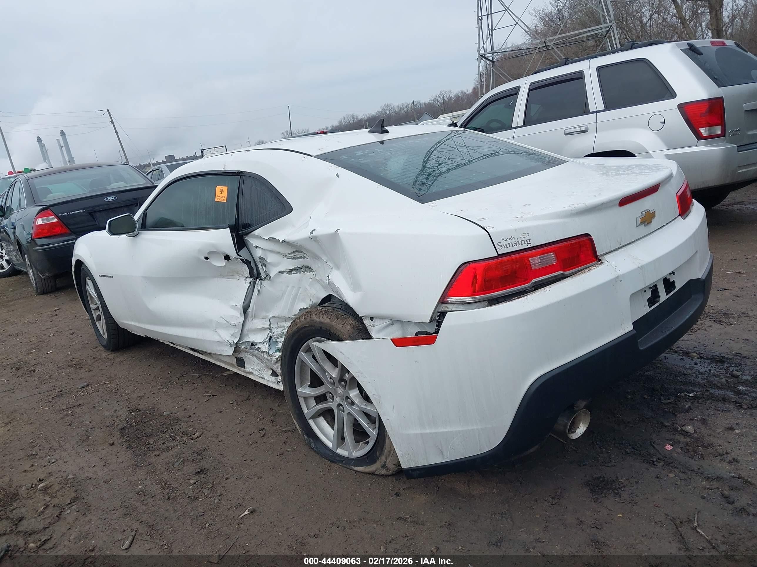 2015 Chevrolet Camaro 2ls White vin: 2G1FB1E30F9273167