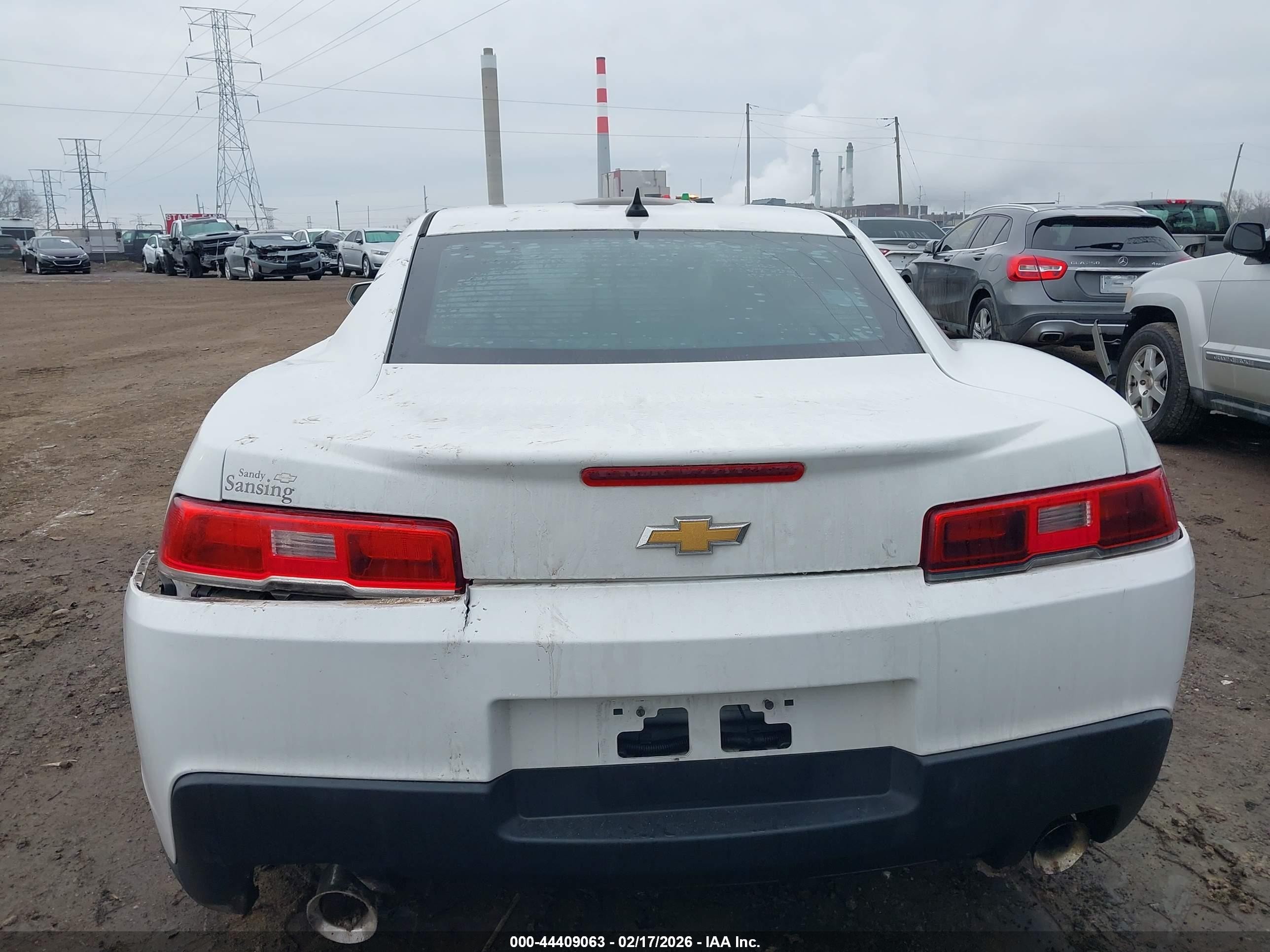 2015 Chevrolet Camaro 2ls White vin: 2G1FB1E30F9273167