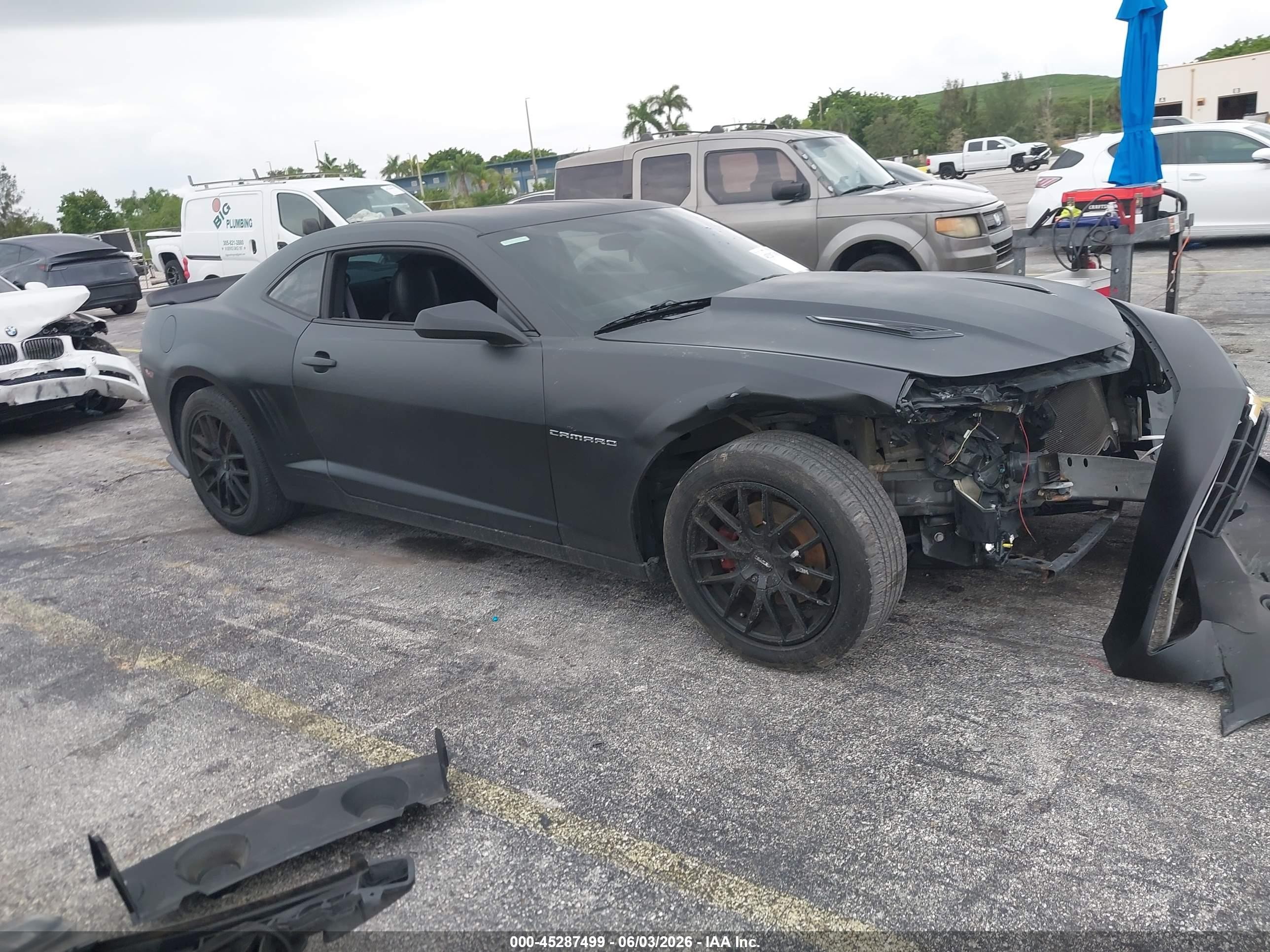 2015 Chevrolet Camaro 2ls Black vin: 2G1FB1E30F9301128