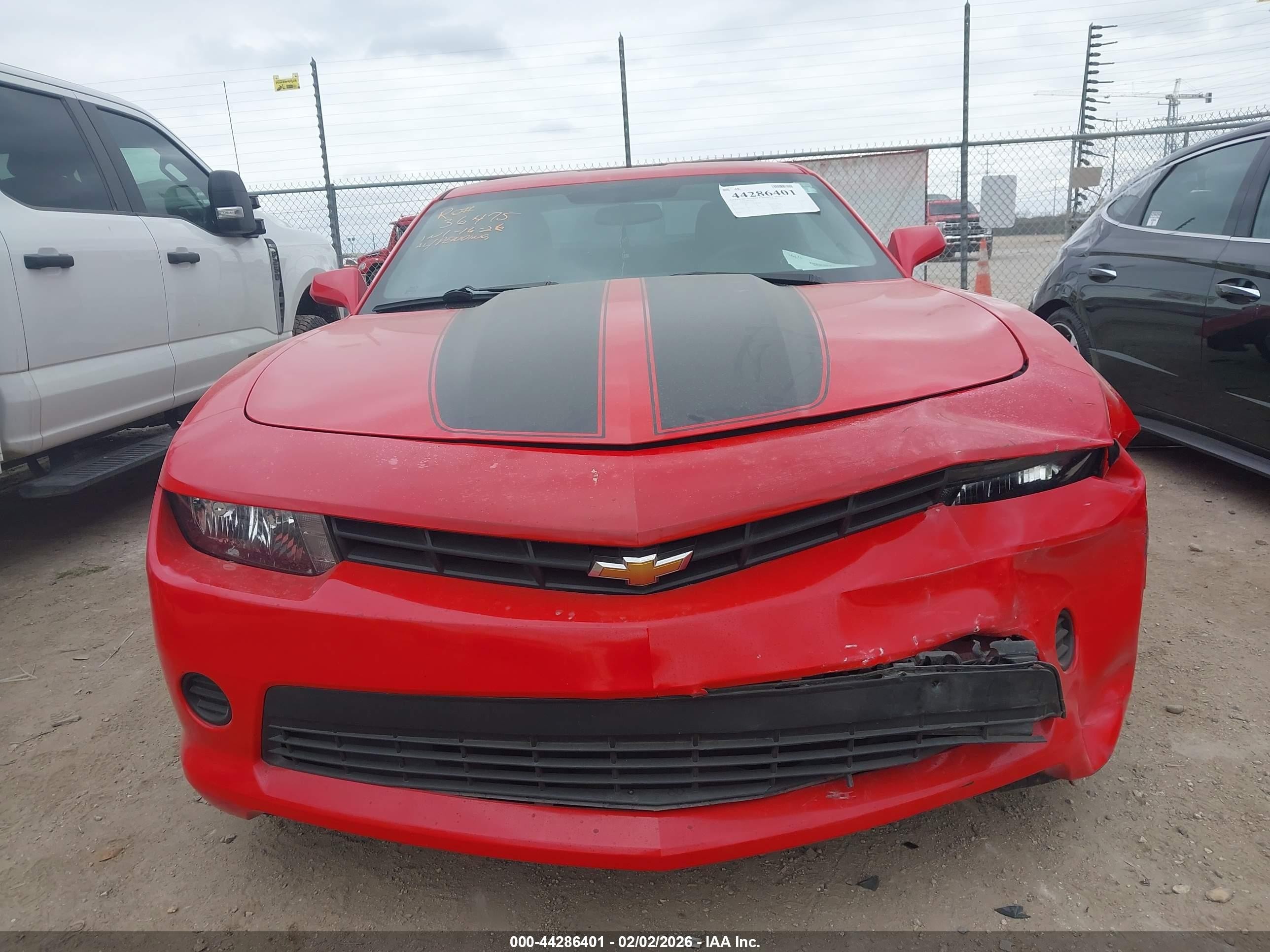 2015 Chevrolet Camaro 2ls Red vin: 2G1FB1E30F9302456