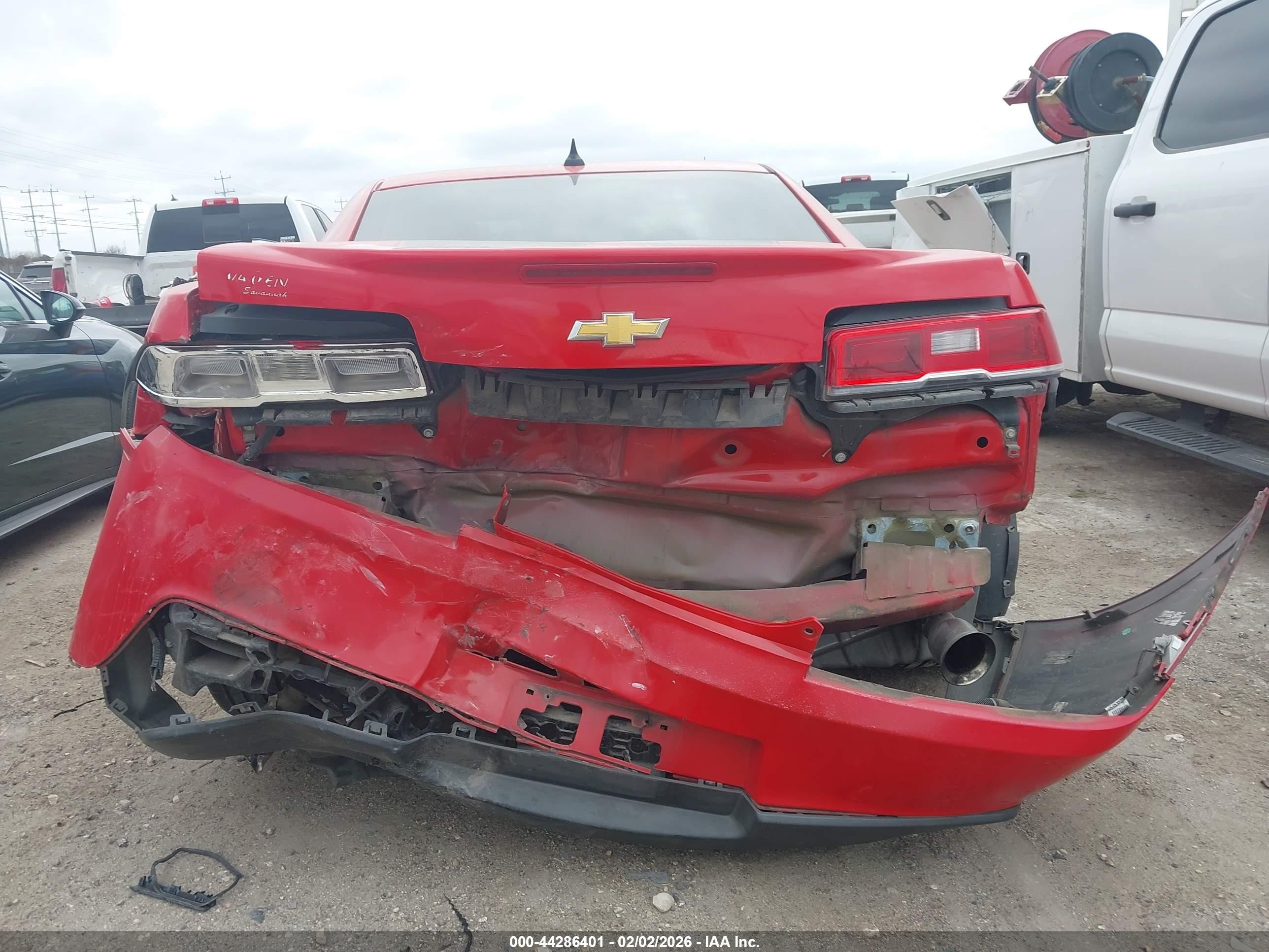 2015 Chevrolet Camaro 2ls Red vin: 2G1FB1E30F9302456