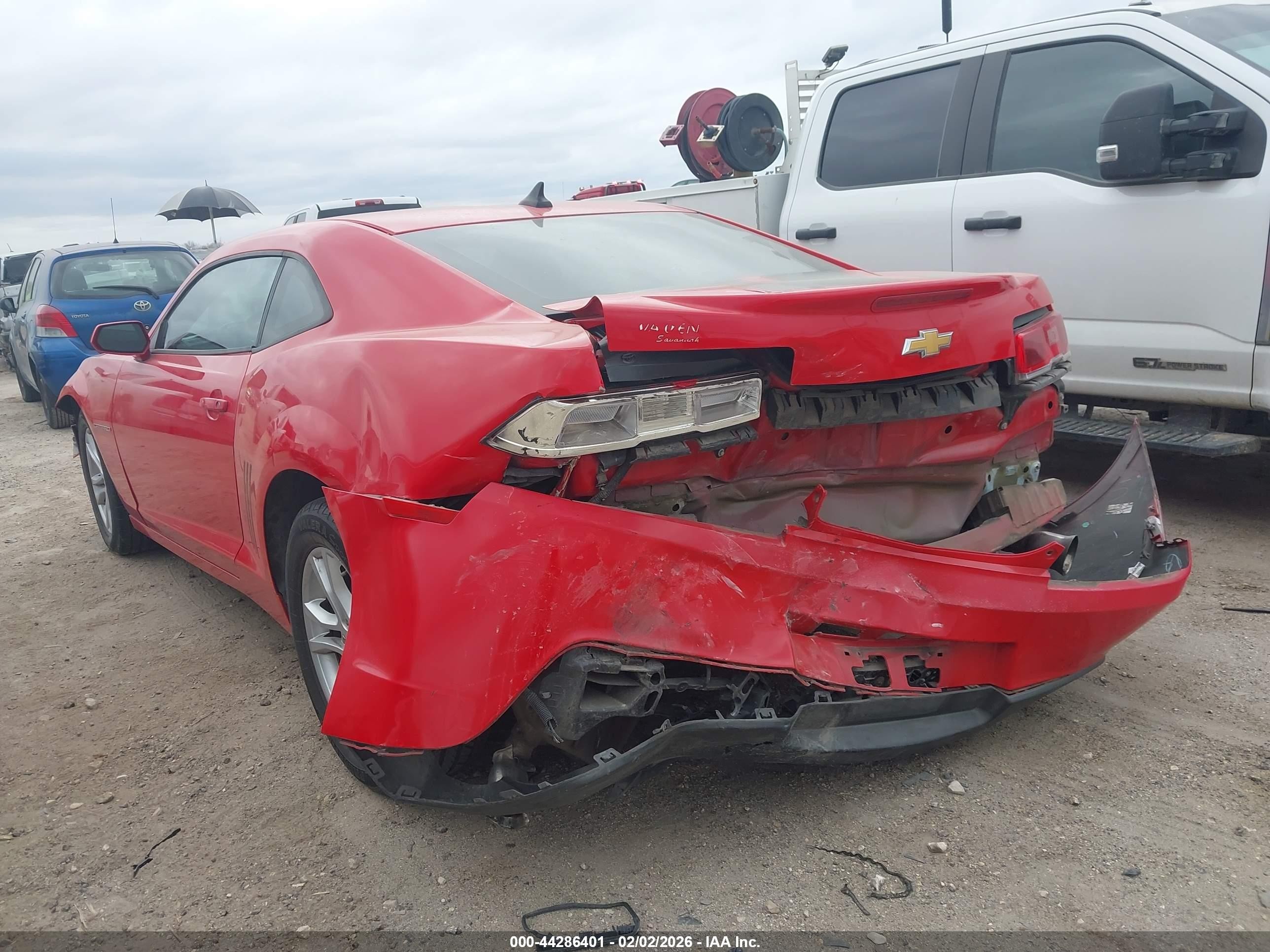 2015 Chevrolet Camaro 2ls Red vin: 2G1FB1E30F9302456