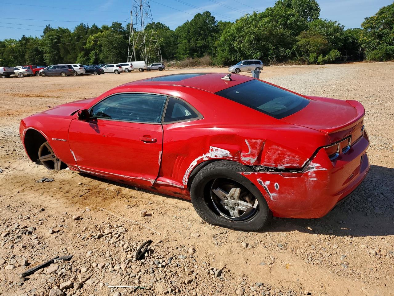 2012 Chevrolet Camaro Lt Red vin: 2G1FB1E31C9158962