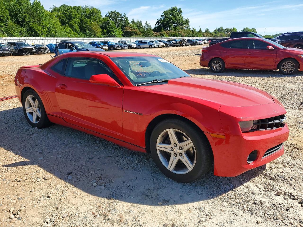 2012 Chevrolet Camaro Lt Red vin: 2G1FB1E31C9158962