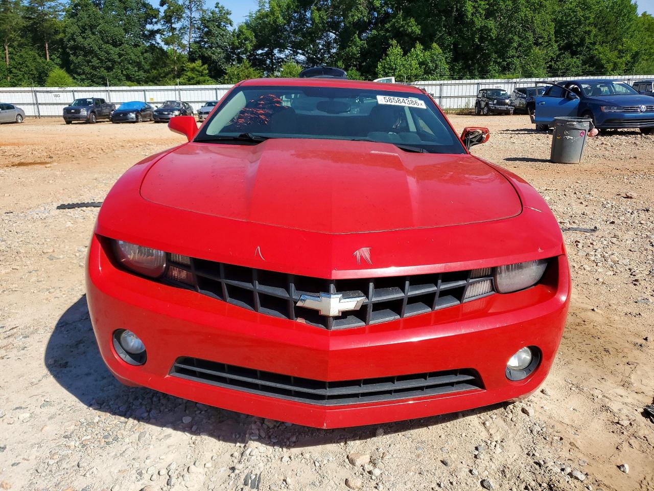 2012 Chevrolet Camaro Lt Red vin: 2G1FB1E31C9158962