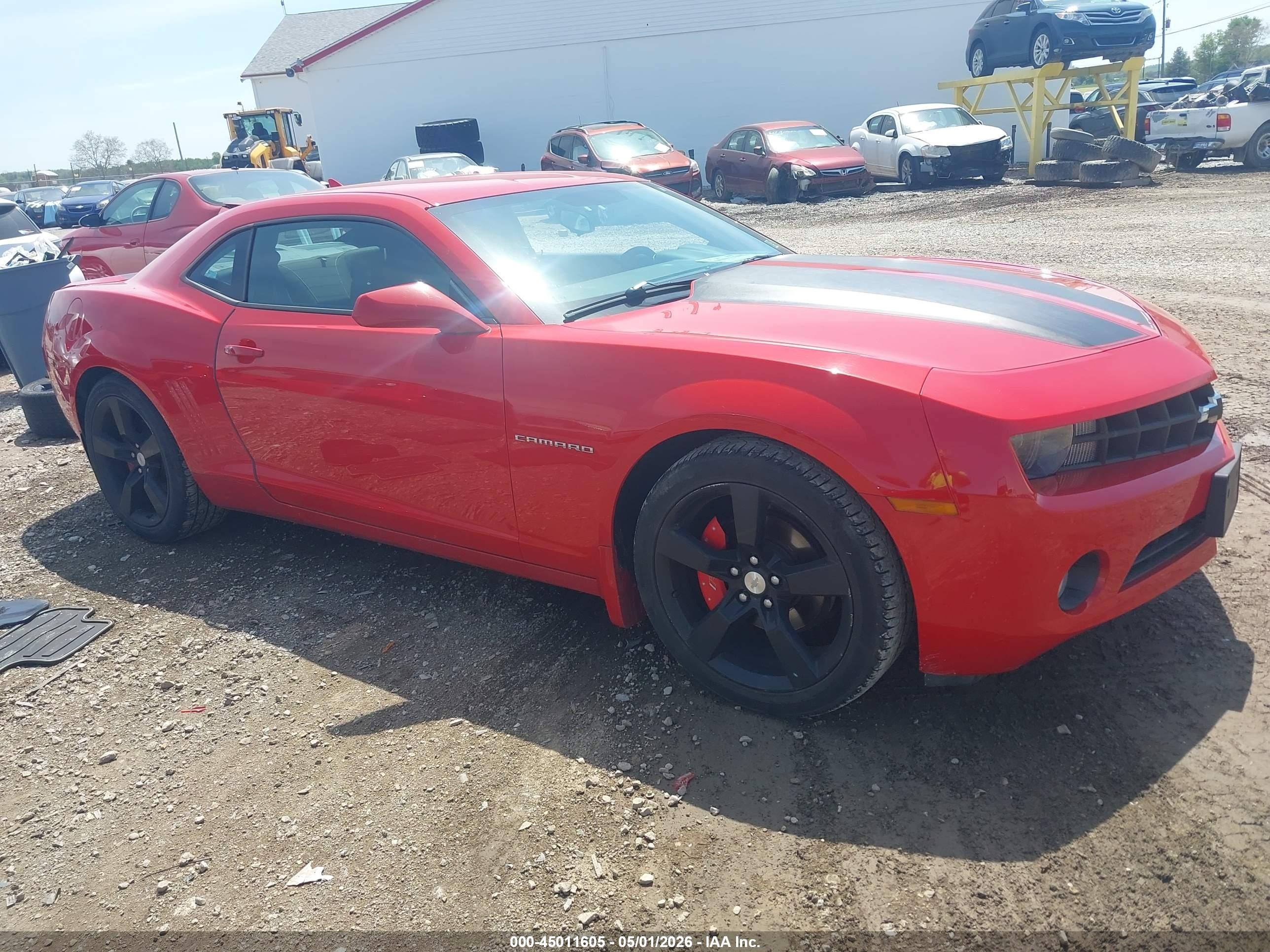 2012 Chevrolet Camaro 1lt Red vin: 2G1FB1E31C9194067